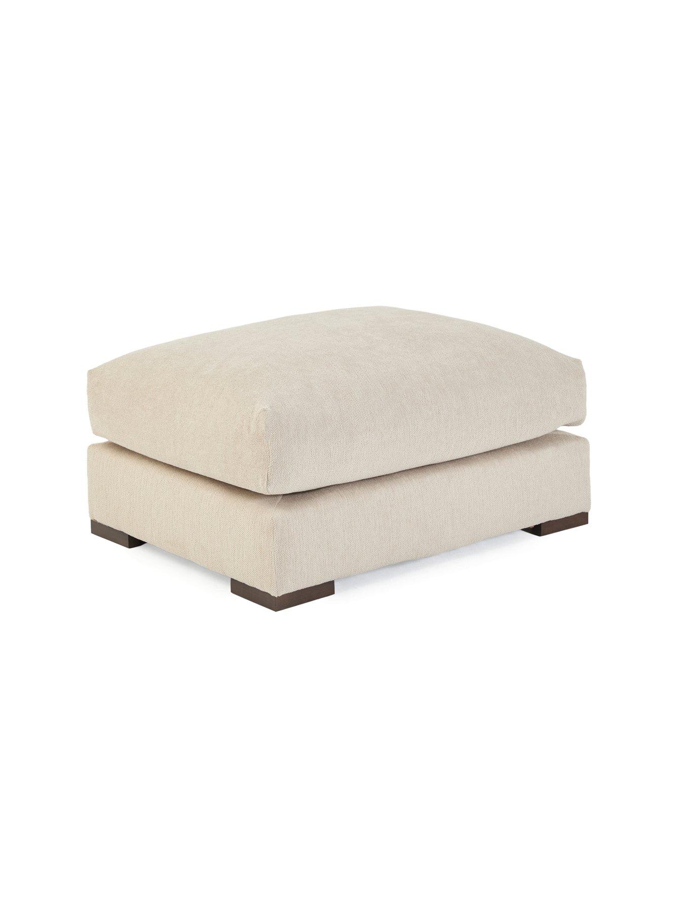 Image 3 of 7 of The Very Collection Laguna Large Footstool - Made to Order in the UK