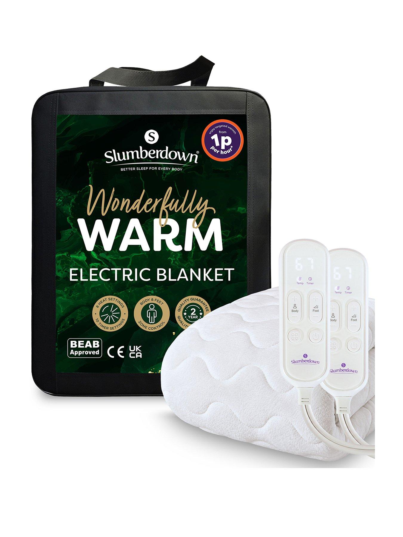 Image 1 of 6 of Slumberdown Wonderfully Warm Electric Blanket, Single