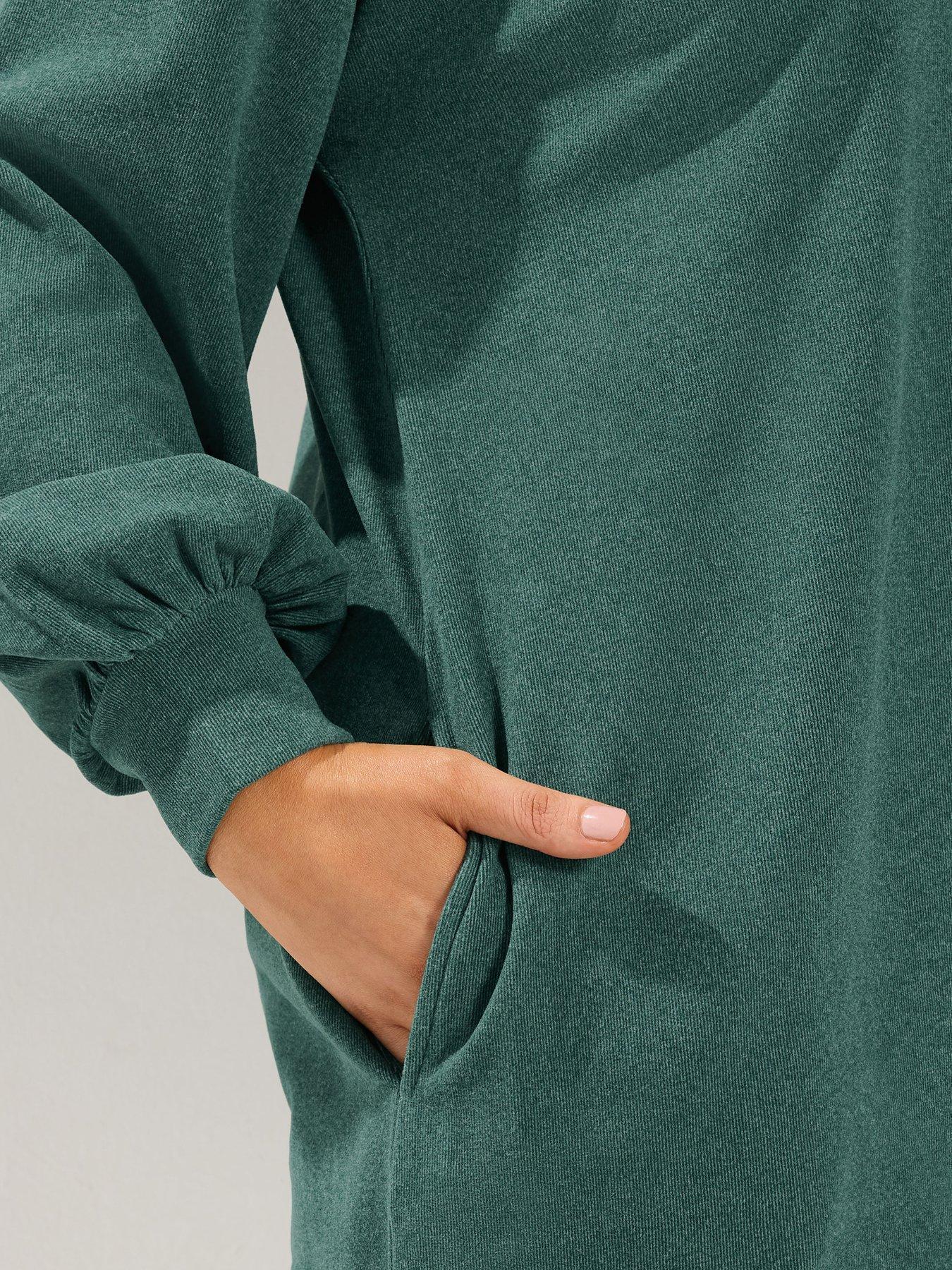 Image 4 of 4 of Yours Curve Balloon Sleeve Dress