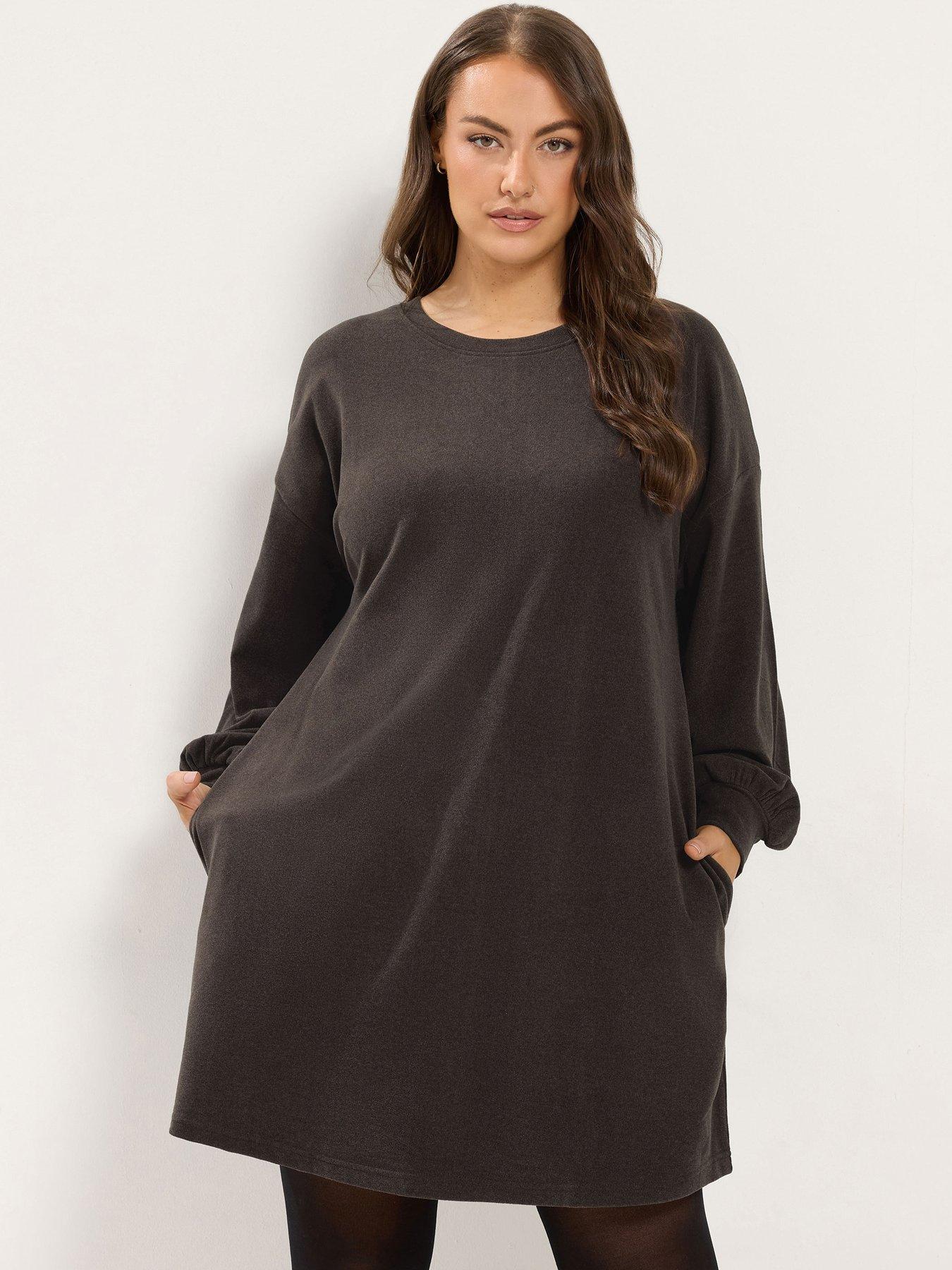 Image 1 of 4 of Yours Curve Balloon Sleeve Dress