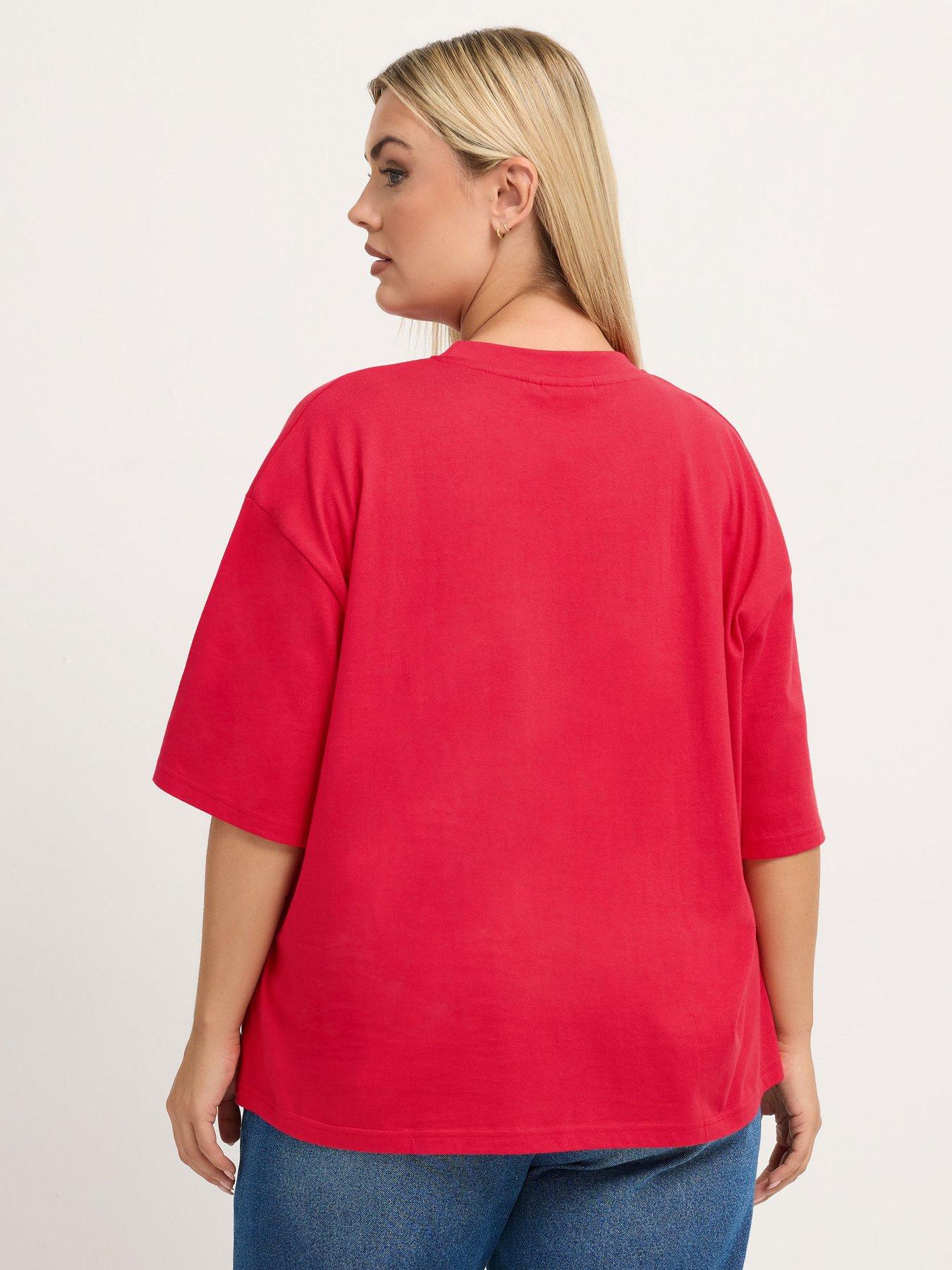 Image 2 of 4 of Yours Curve Oh My God Santa Elf Novelty T-shirt