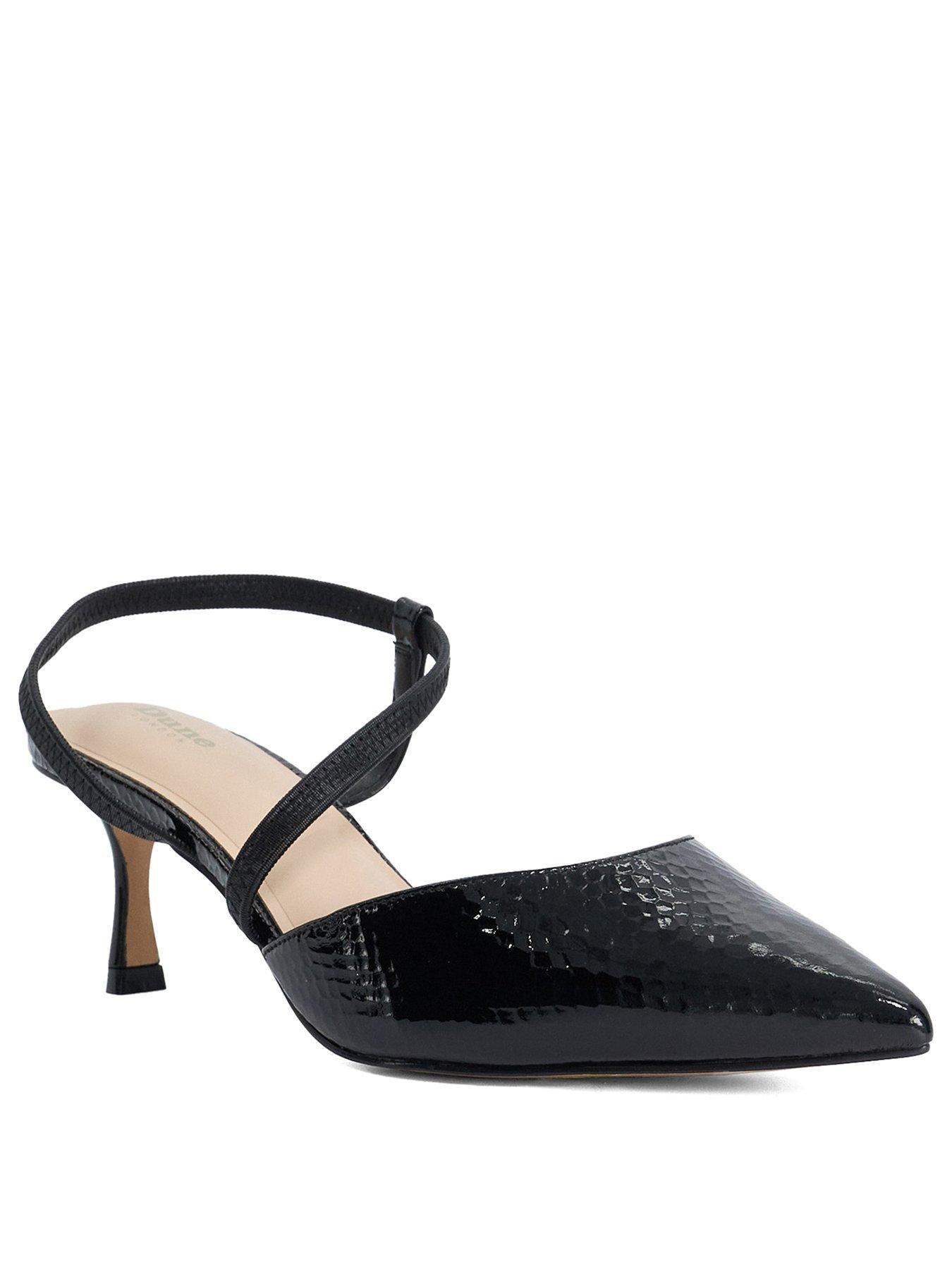 Image 2 of 6 of Dune London Charming Open Courts Black