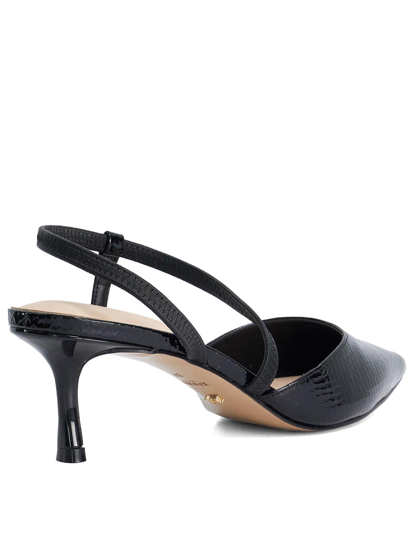 Image 3 of 6 of Dune London Charming Open Courts Black