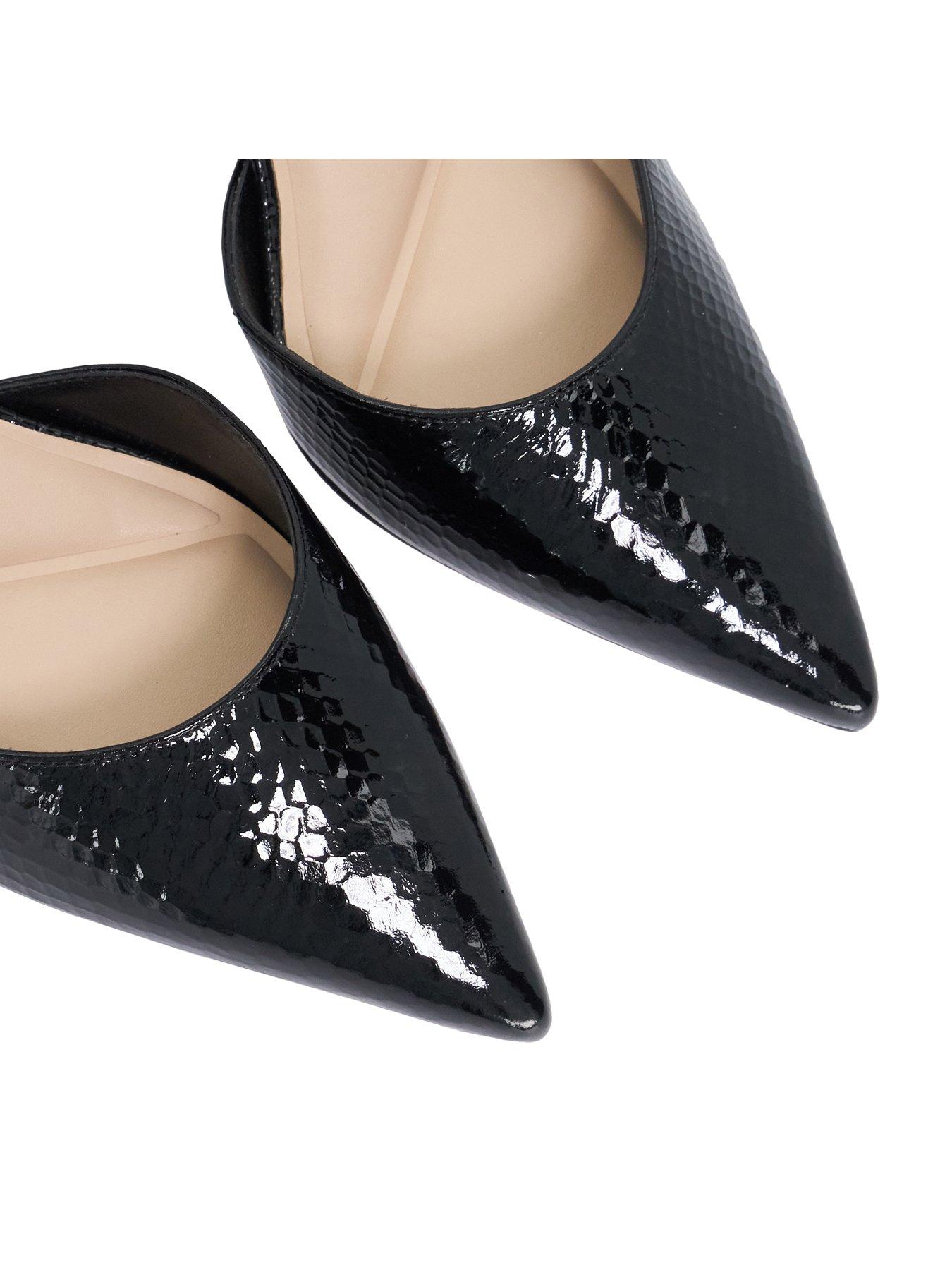 Image 5 of 6 of Dune London Charming Open Courts Black