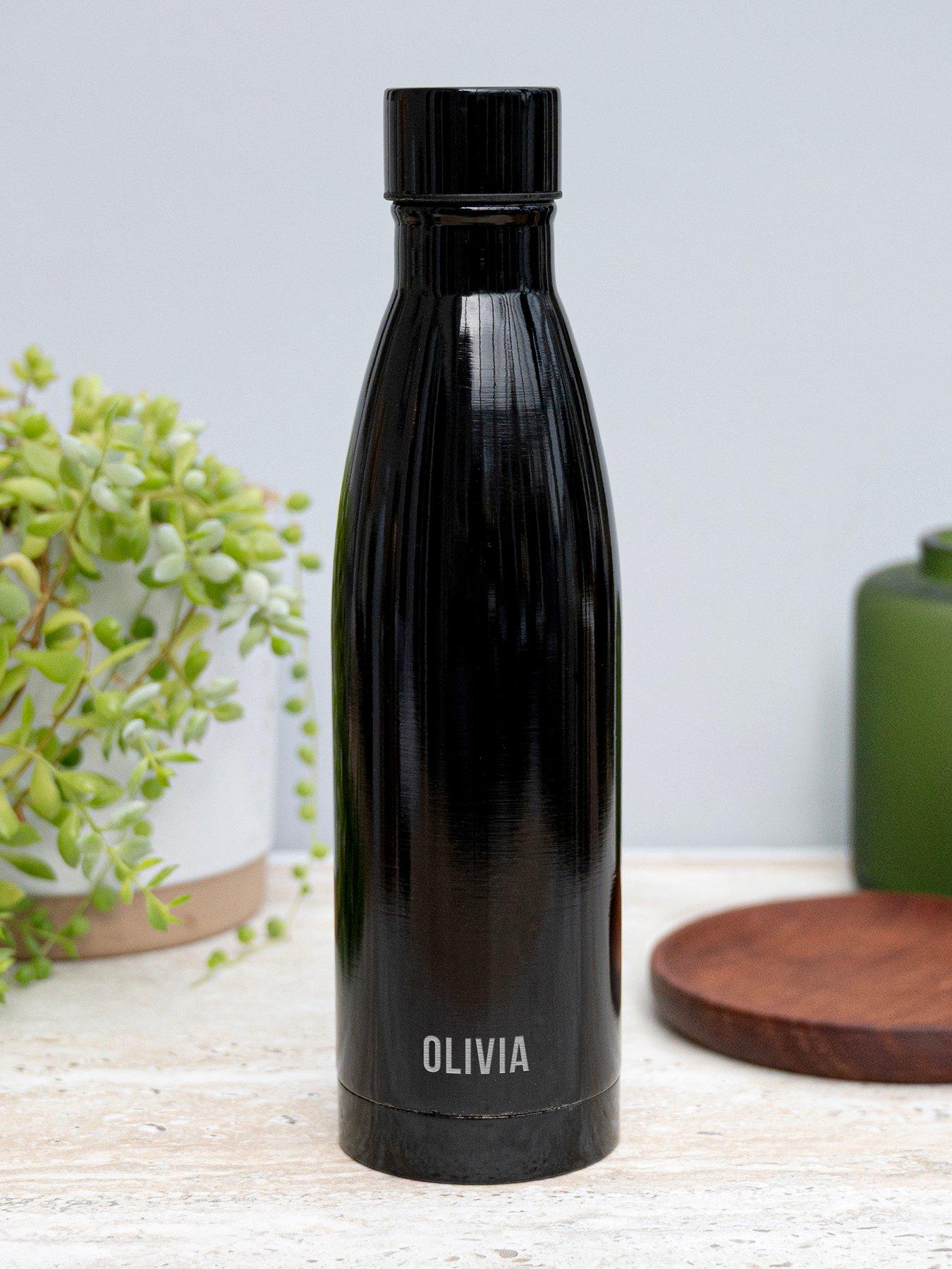 Image 2 of 5 of Treat Republic Personalised Copper Insulated Water Bottle in Black