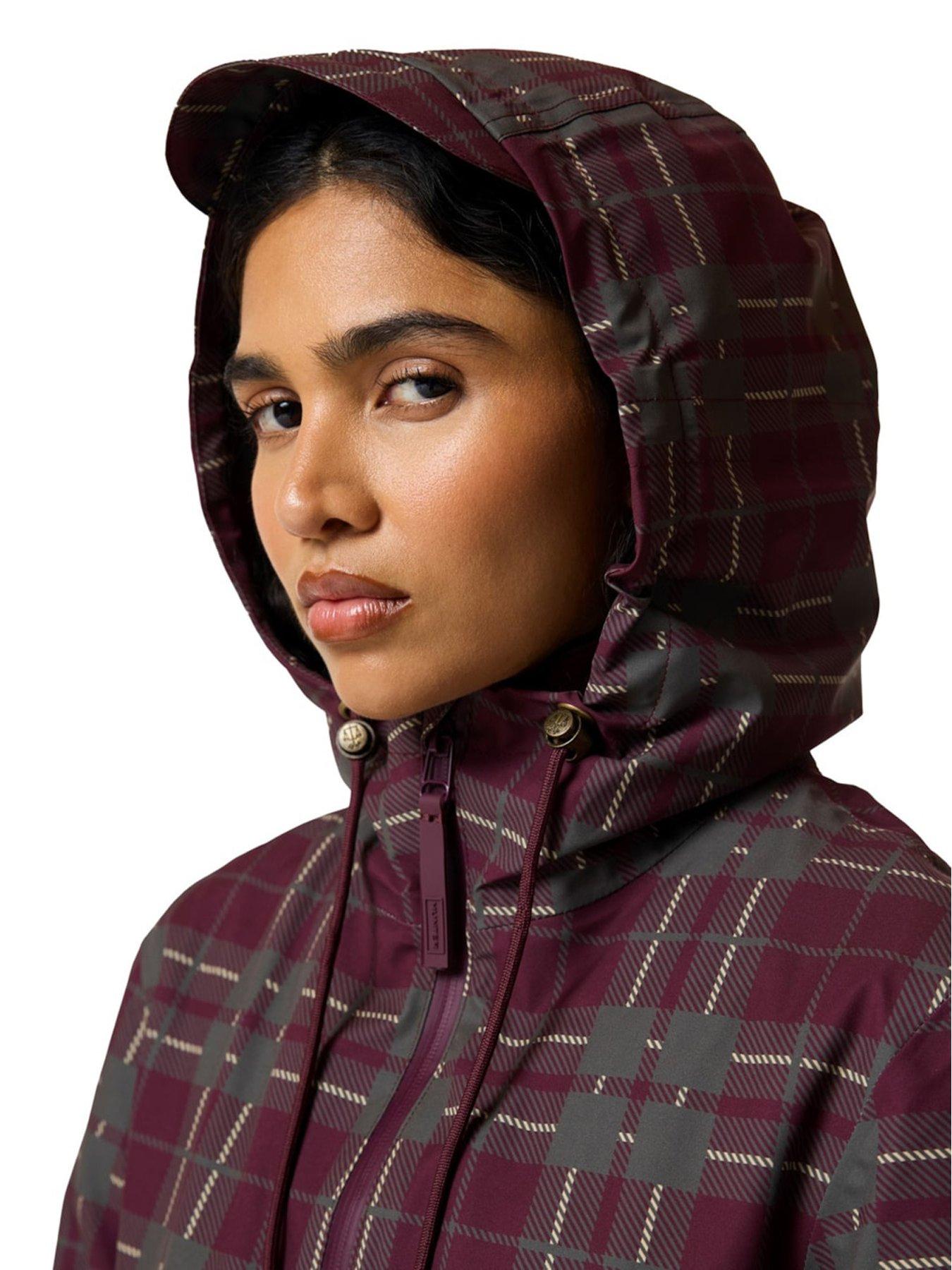 Image 4 of 4 of Hunter Womens Original Fully Waterproof Tartan Jacket - Multi
