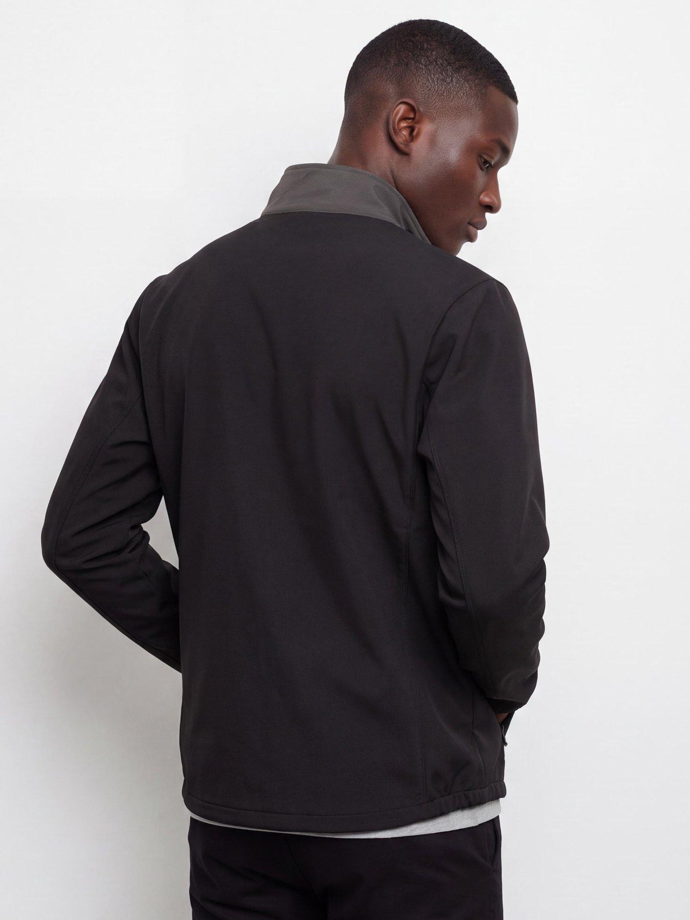 Image 2 of 5 of Calvin Klein Golf Mens Golf Hybrid Quilted Front Stretch Panels Full Zip Jacket - Black