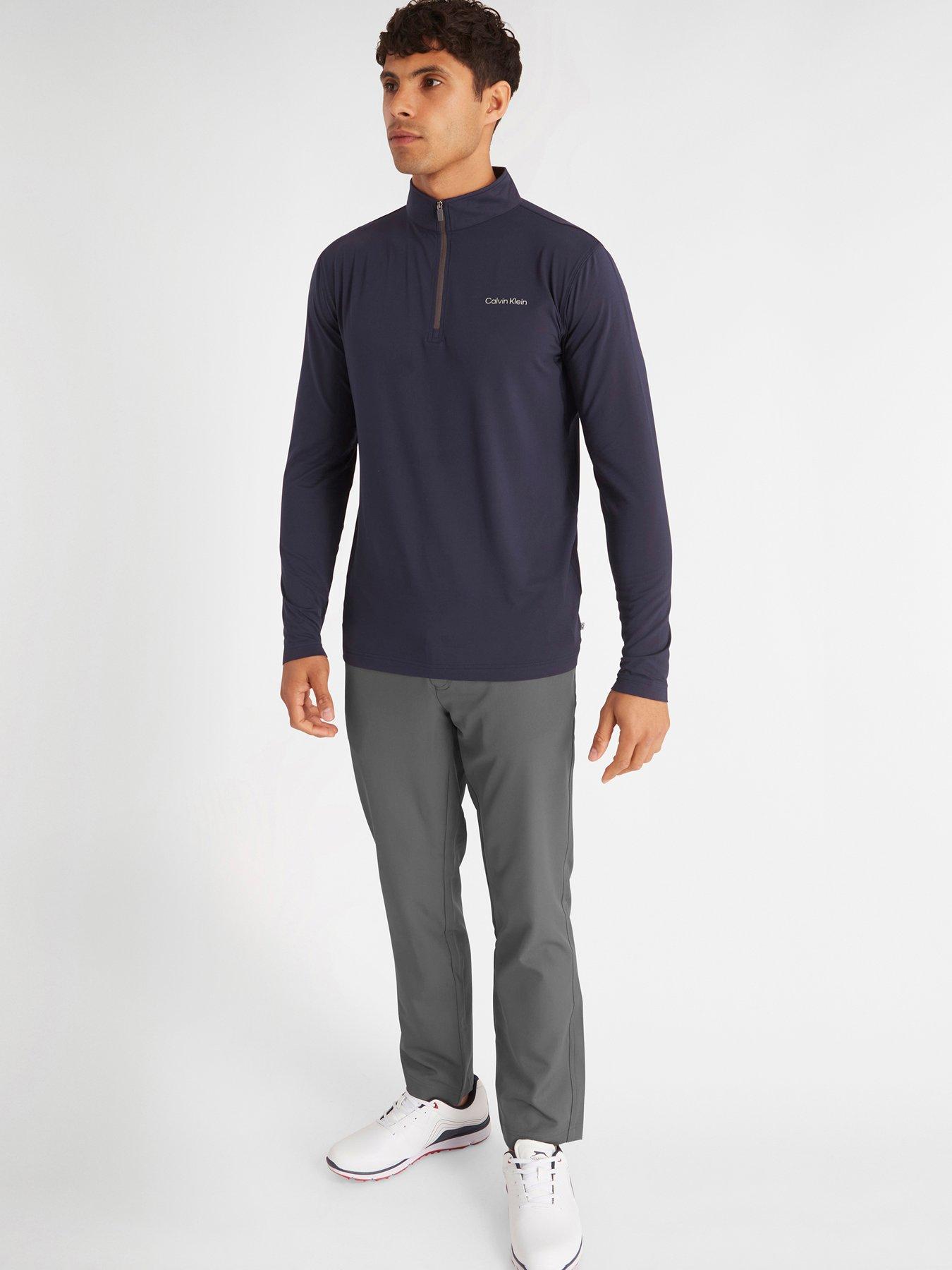 Image 3 of 4 of Calvin Klein Golf Mens Golf Newport Half Zip - Navy