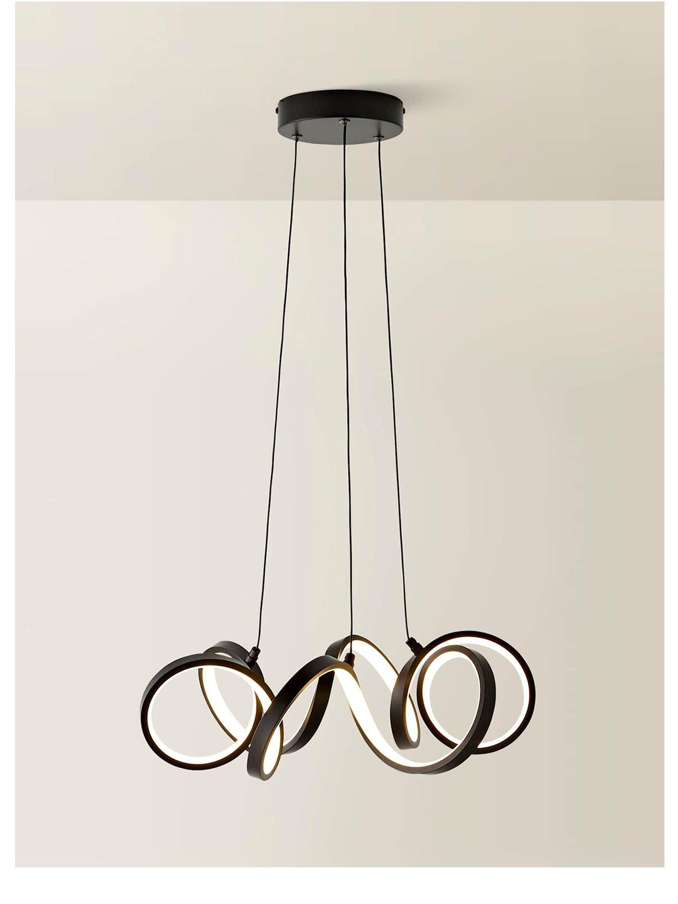 Image 2 of 6 of ValueLights Infinity Round Wiggle Ceiling Light