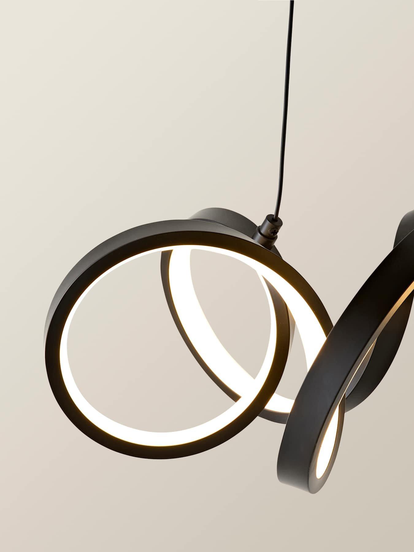 Image 4 of 6 of ValueLights Infinity Round Wiggle Ceiling Light