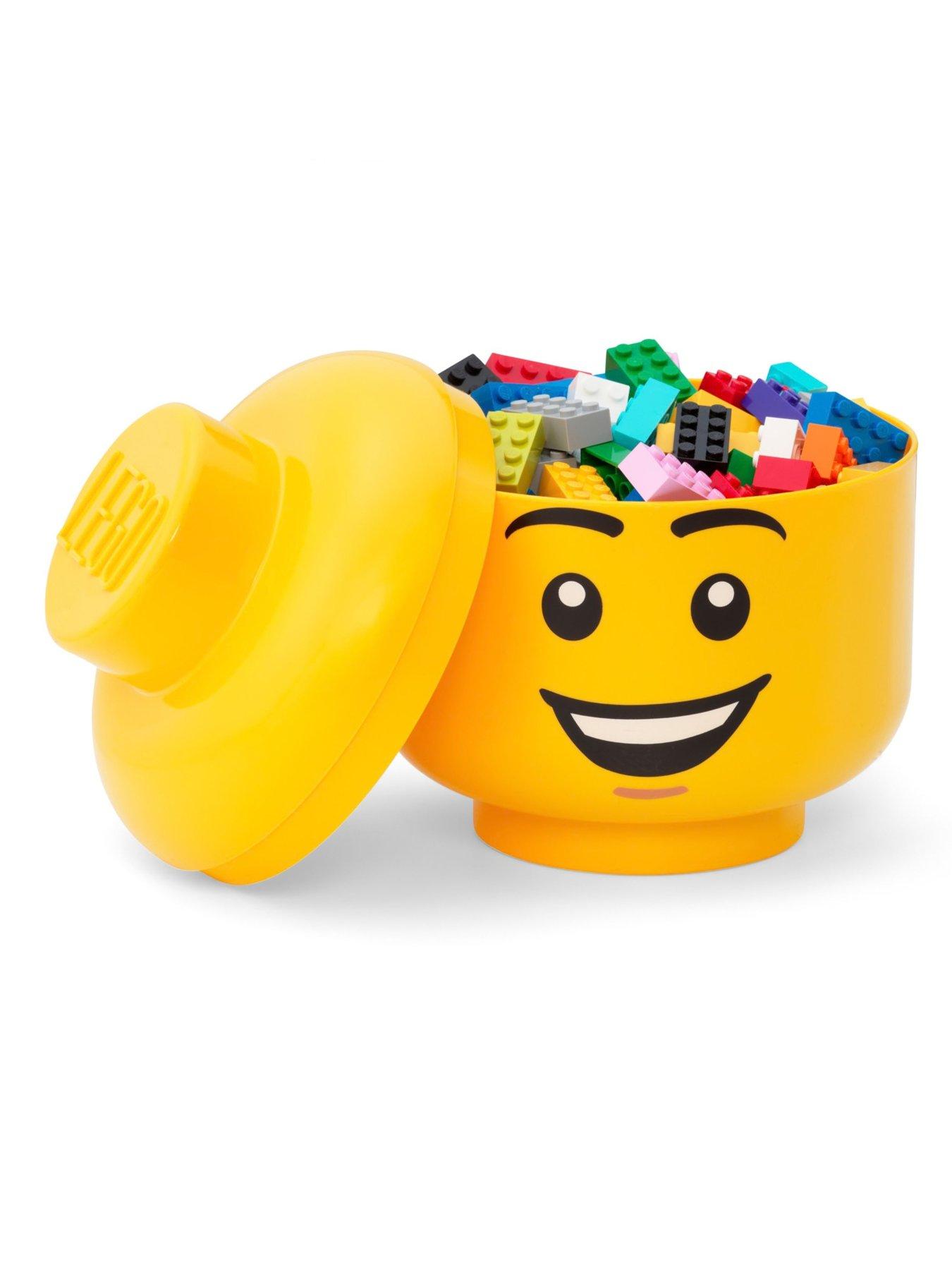 Image 2 of 4 of LEGO Lego Storage Head (small) Happy Boy