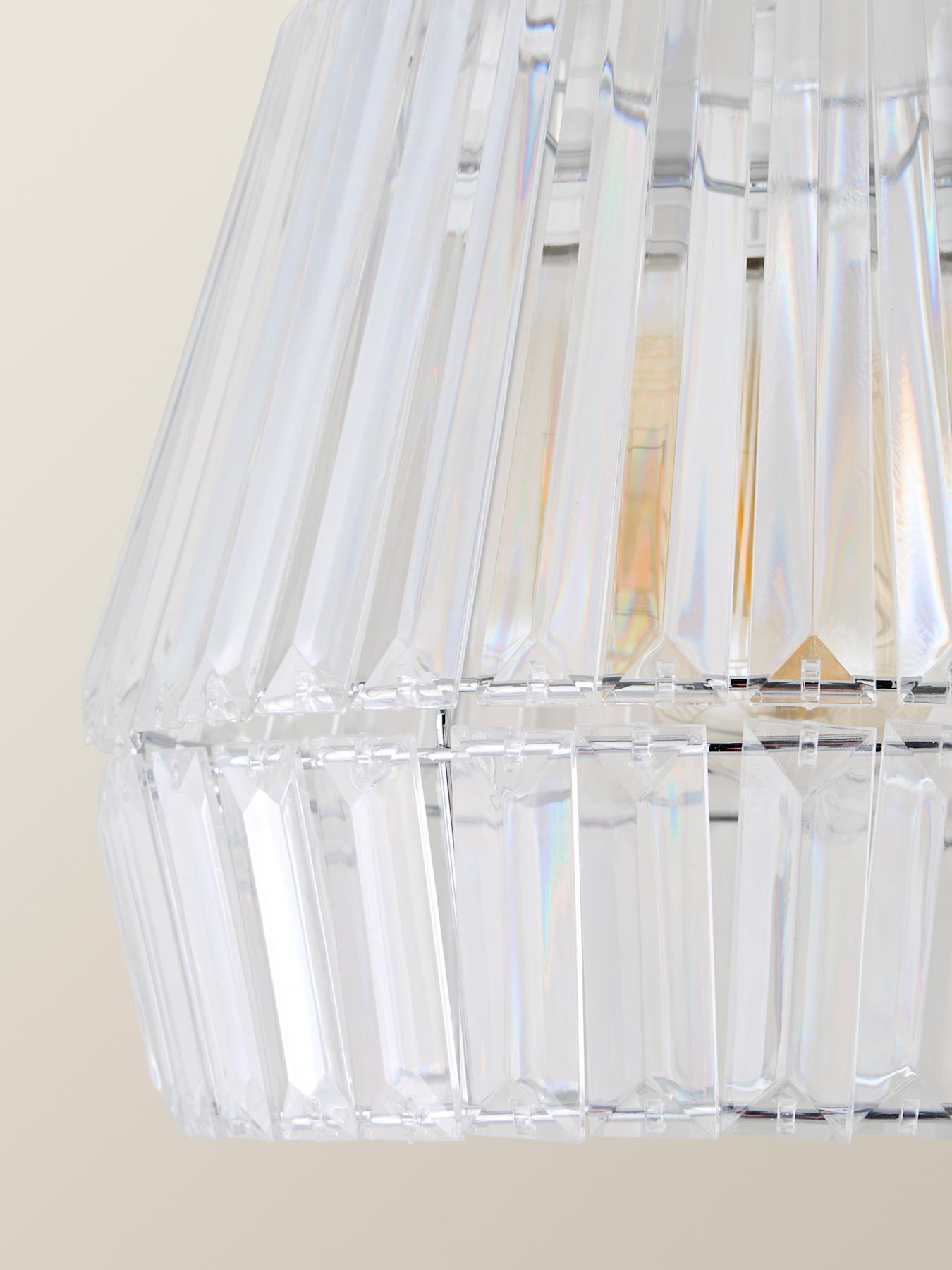 Image 4 of 6 of ValueLights Ellese Diamond Acrylic Shade