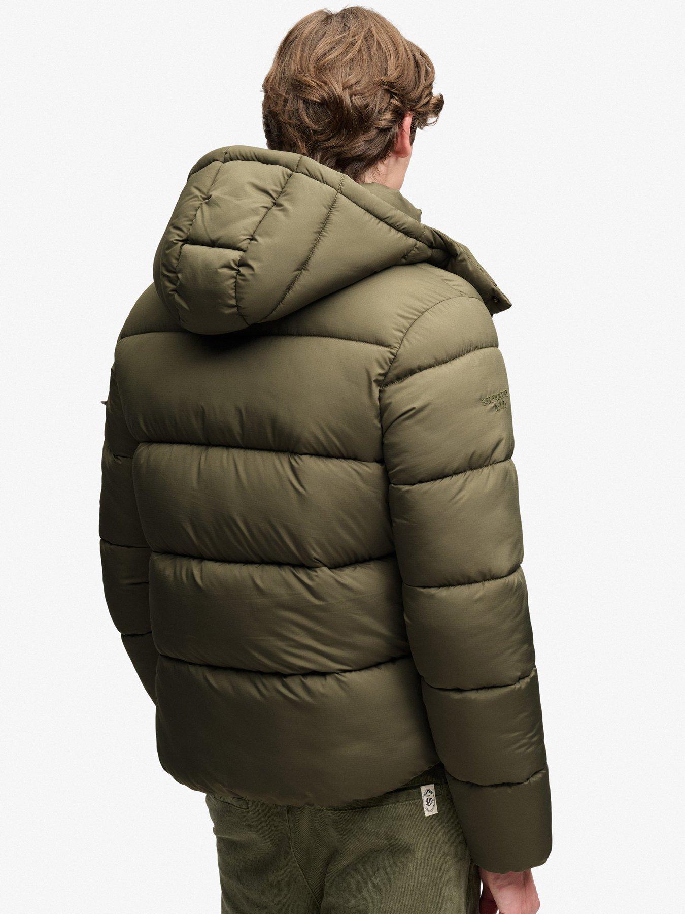Image 2 of 7 of Superdry Premium Ripstop Puffer Jacket - Khaki
