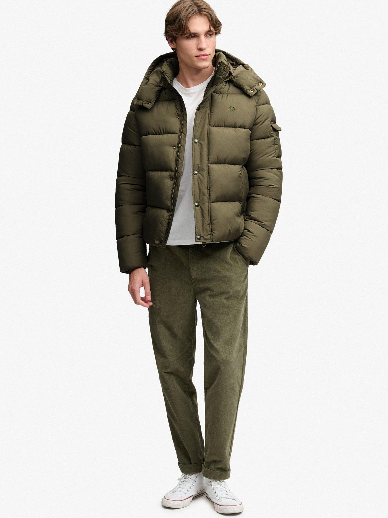 Image 3 of 7 of Superdry Premium Ripstop Puffer Jacket - Khaki
