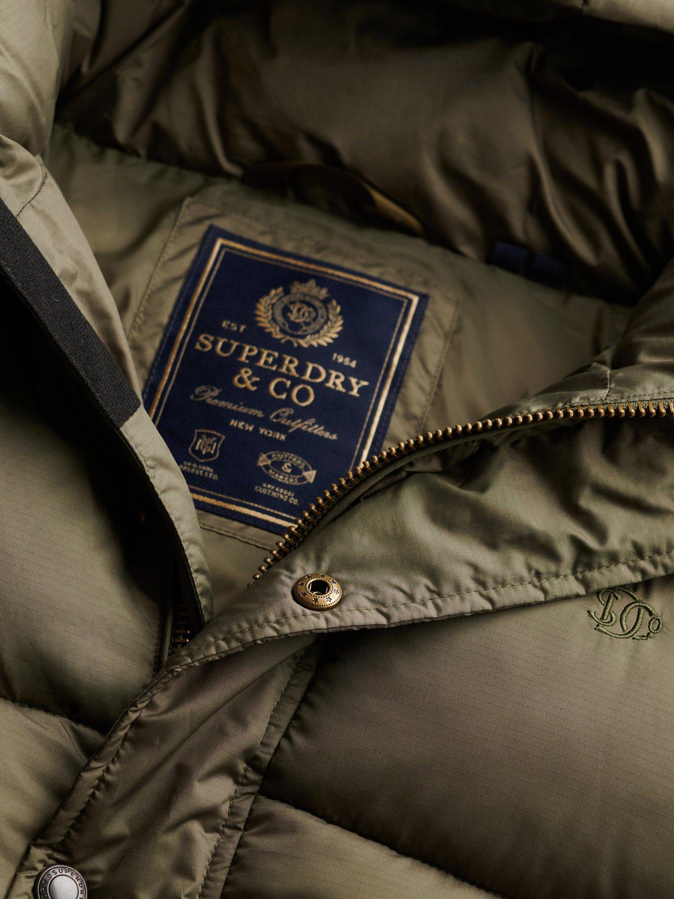 Image 7 of 7 of Superdry Premium Ripstop Puffer Jacket - Khaki