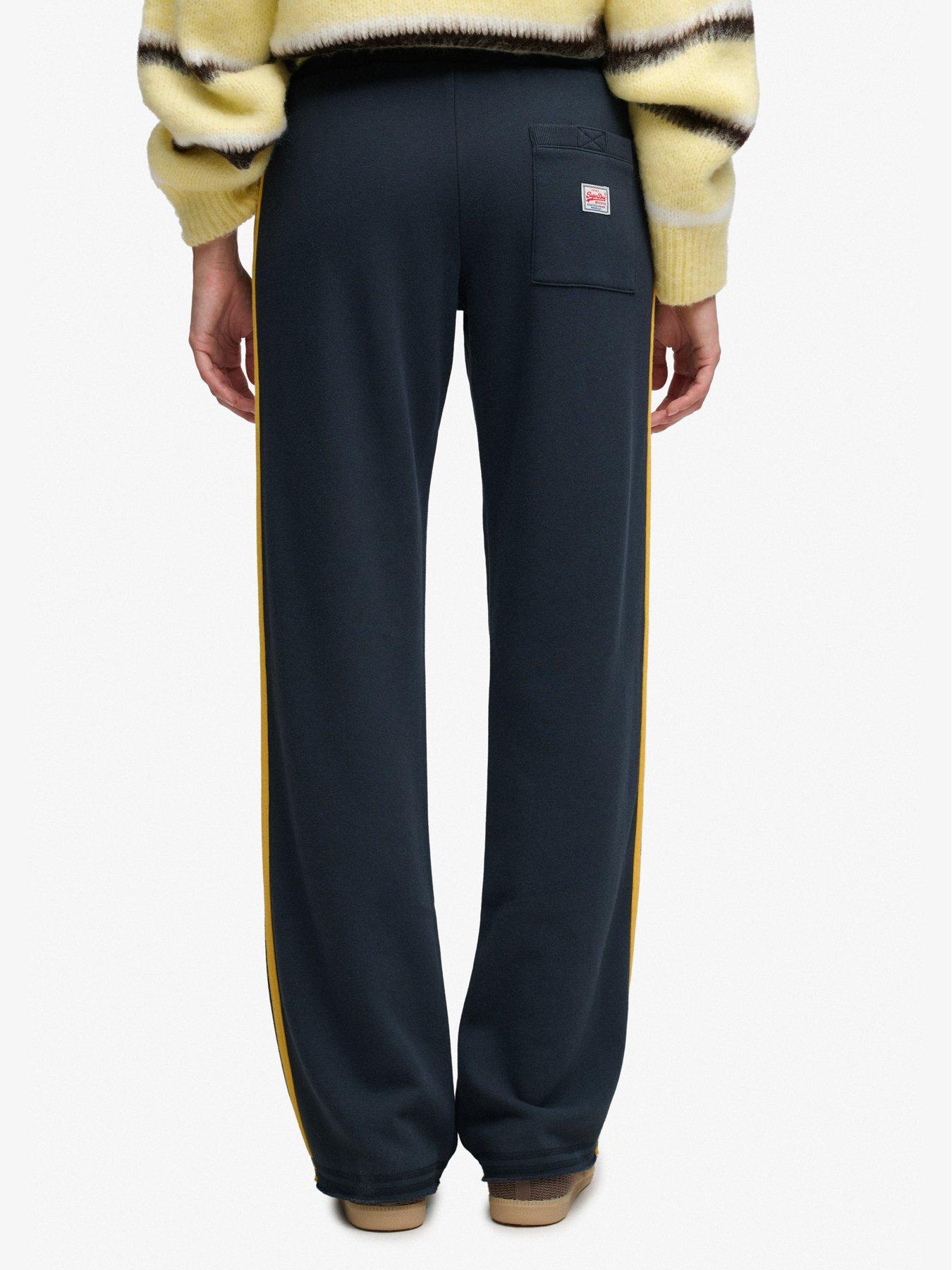 Image 2 of 7 of Superdry Womens Athletic Essentials Hockey Jogging Bottoms - Navy