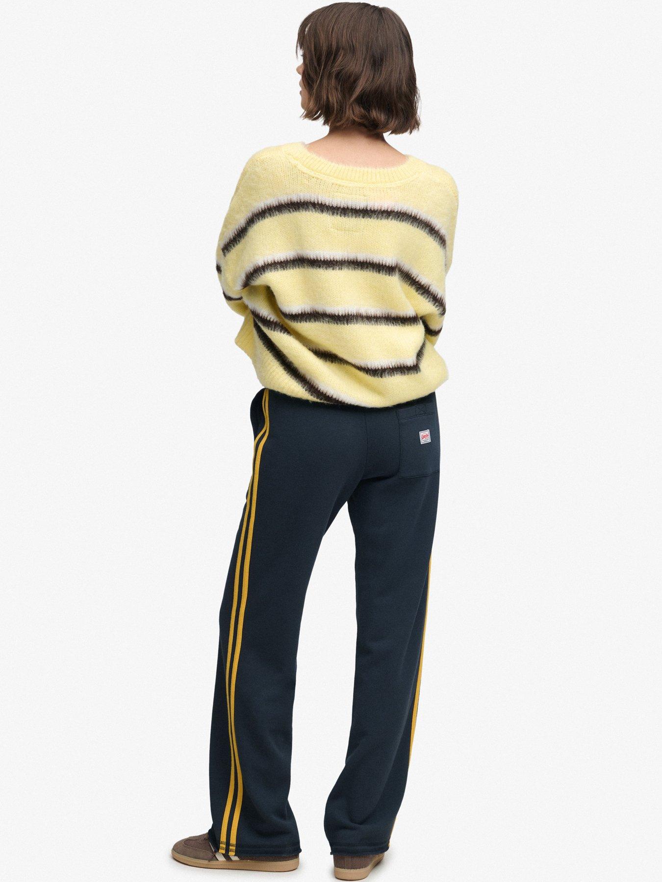 Image 5 of 7 of Superdry Womens Athletic Essentials Hockey Jogging Bottoms - Navy