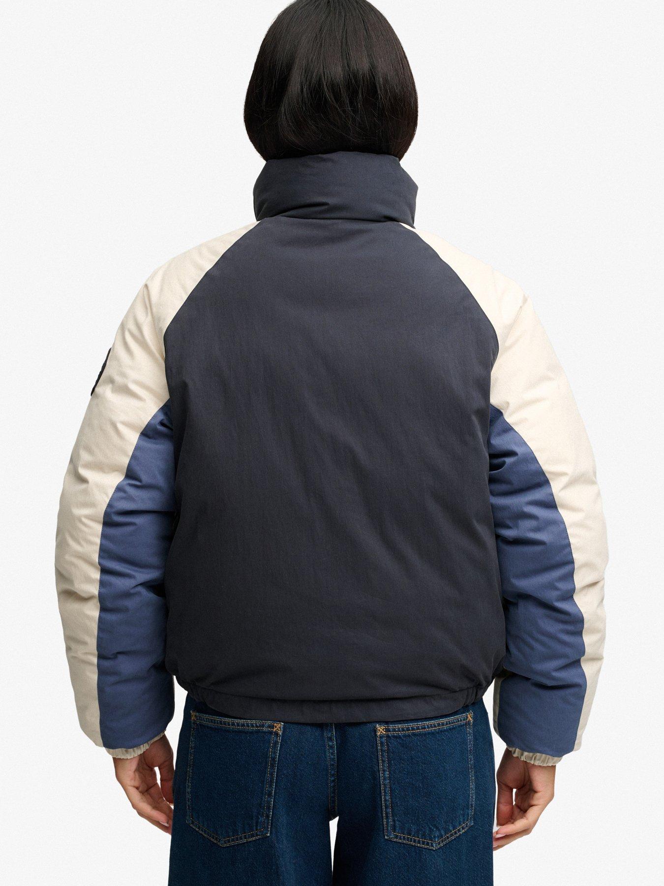 Image 2 of 7 of Superdry Womens Cotton Padded Water-Repellent Jacket - Navy