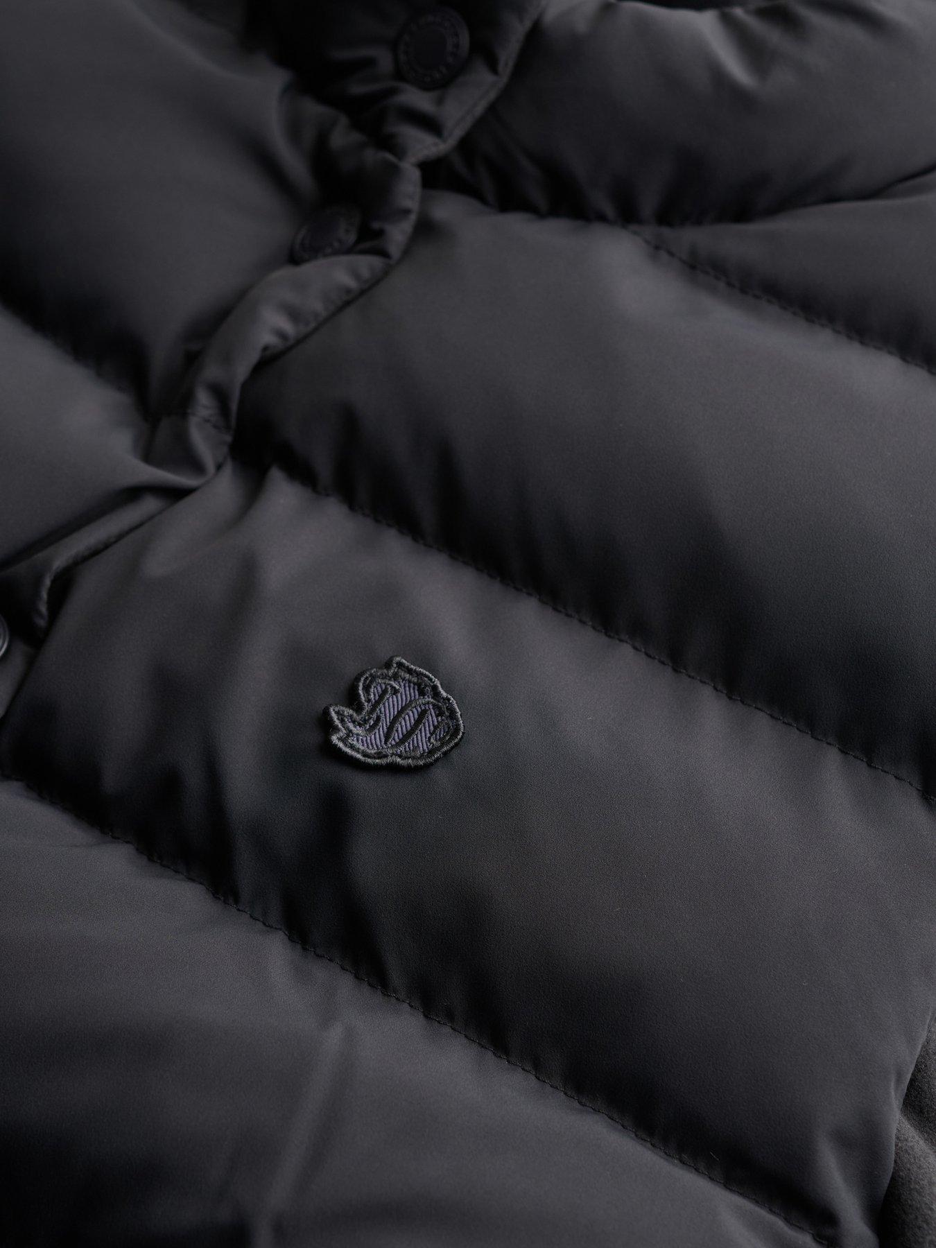 Image 6 of 6 of Superdry Womens Entry Padded Snap Gilet - Black