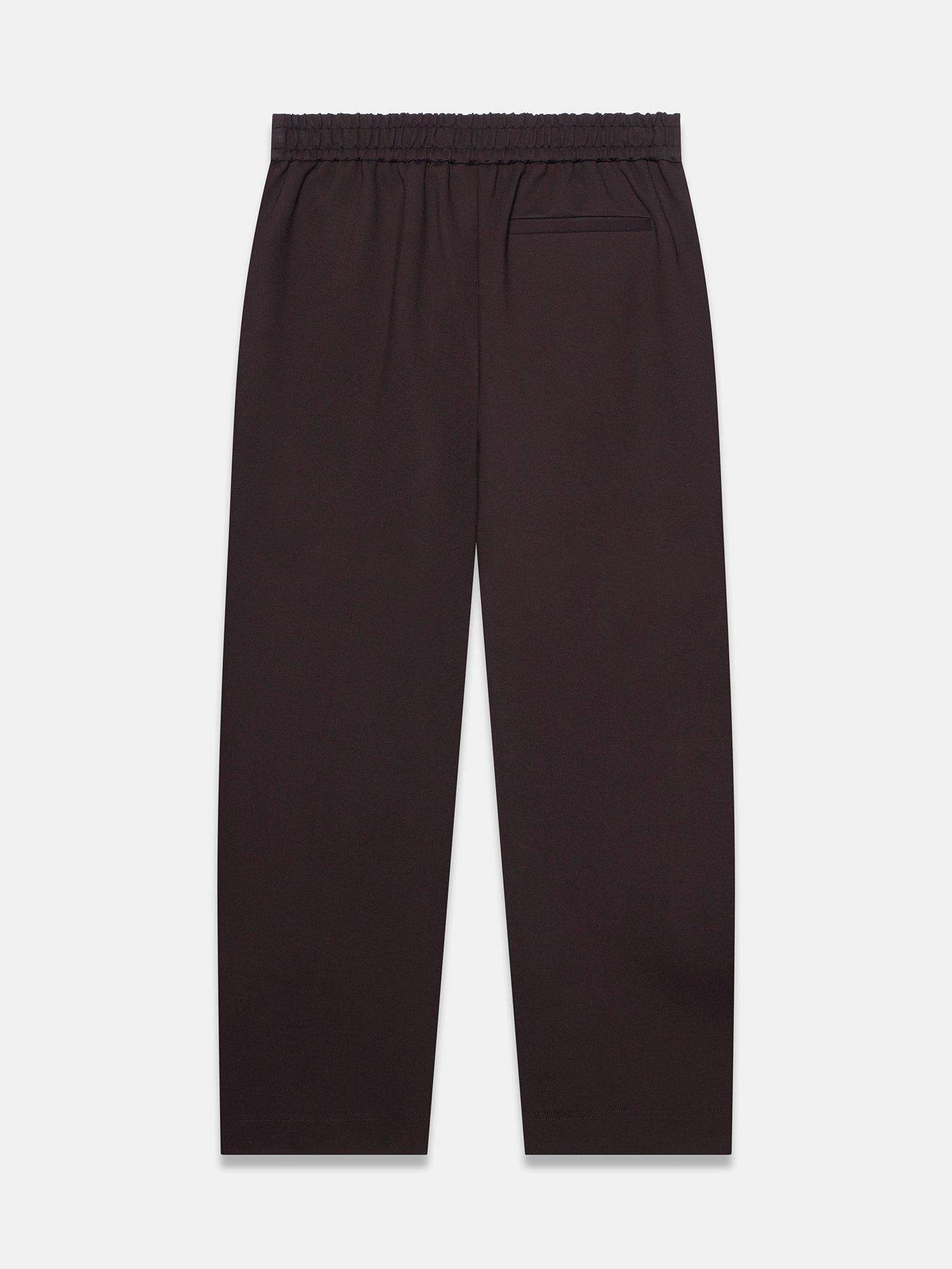Image 6 of 6 of Mint Velvet Womens Stripe Barrel Trouser - Brown