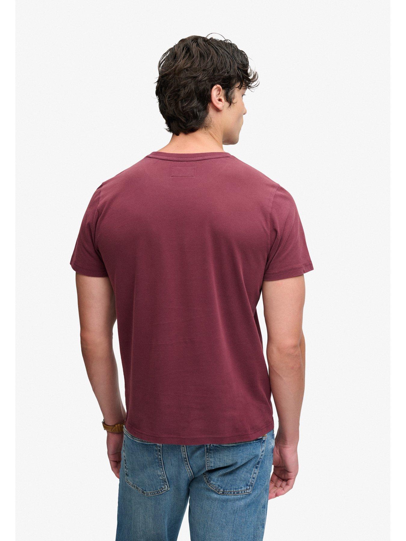 Image 2 of 7 of Superdry Mens Vintage Workwear Print Relaxed Fit Graphic T-Shirt - Red