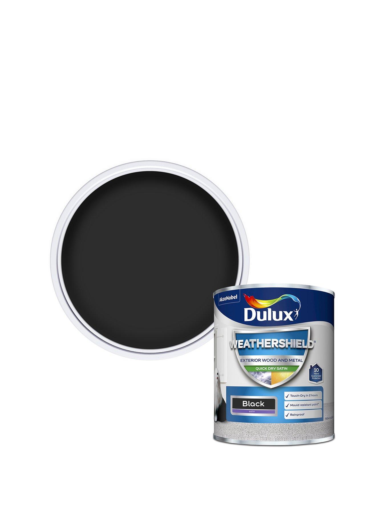 Image 2 of 7 of Dulux Dulux Windshield Quick Dry Satin Black 750ml