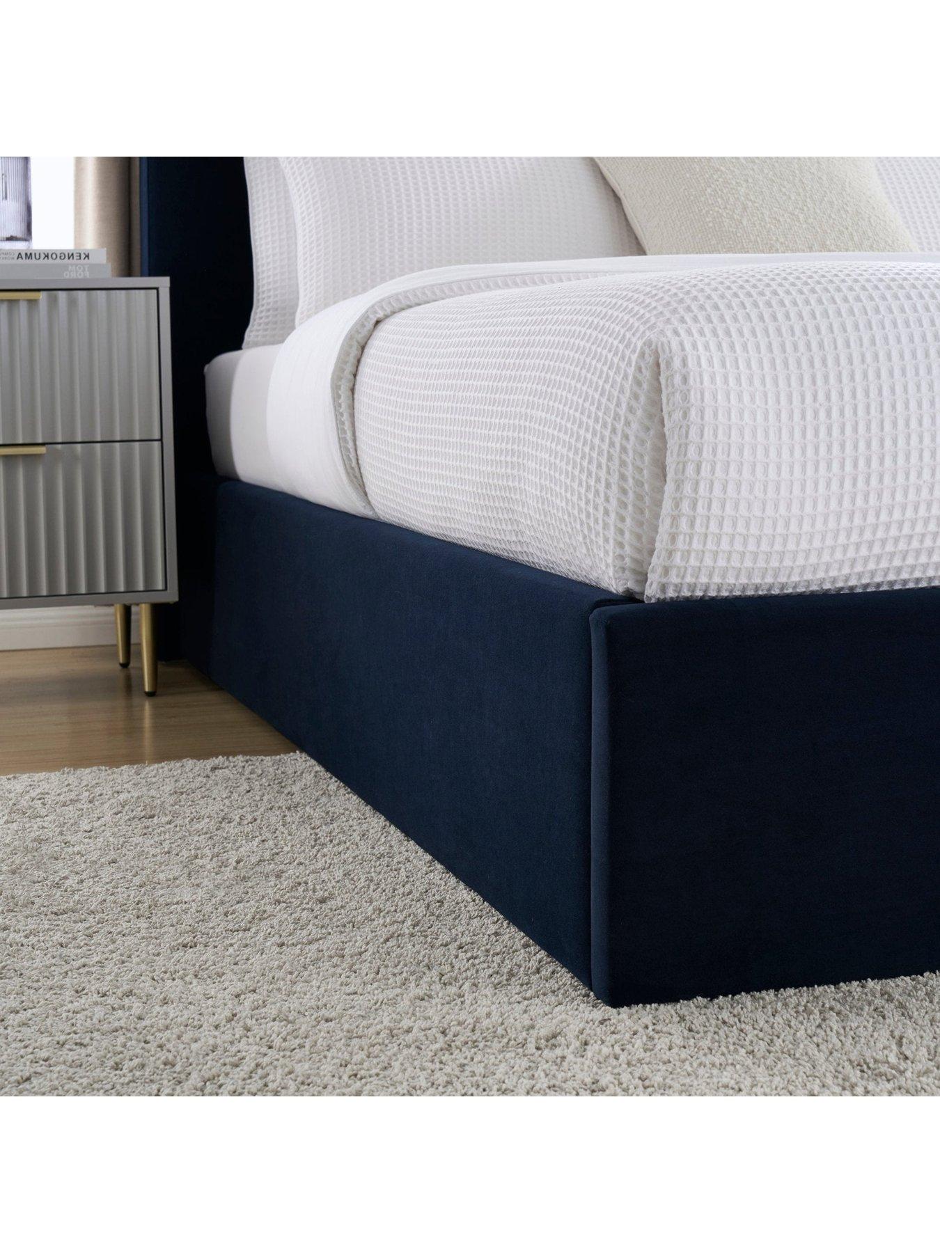 Image 3 of 7 of Dusk Ascot Ottoman Navy