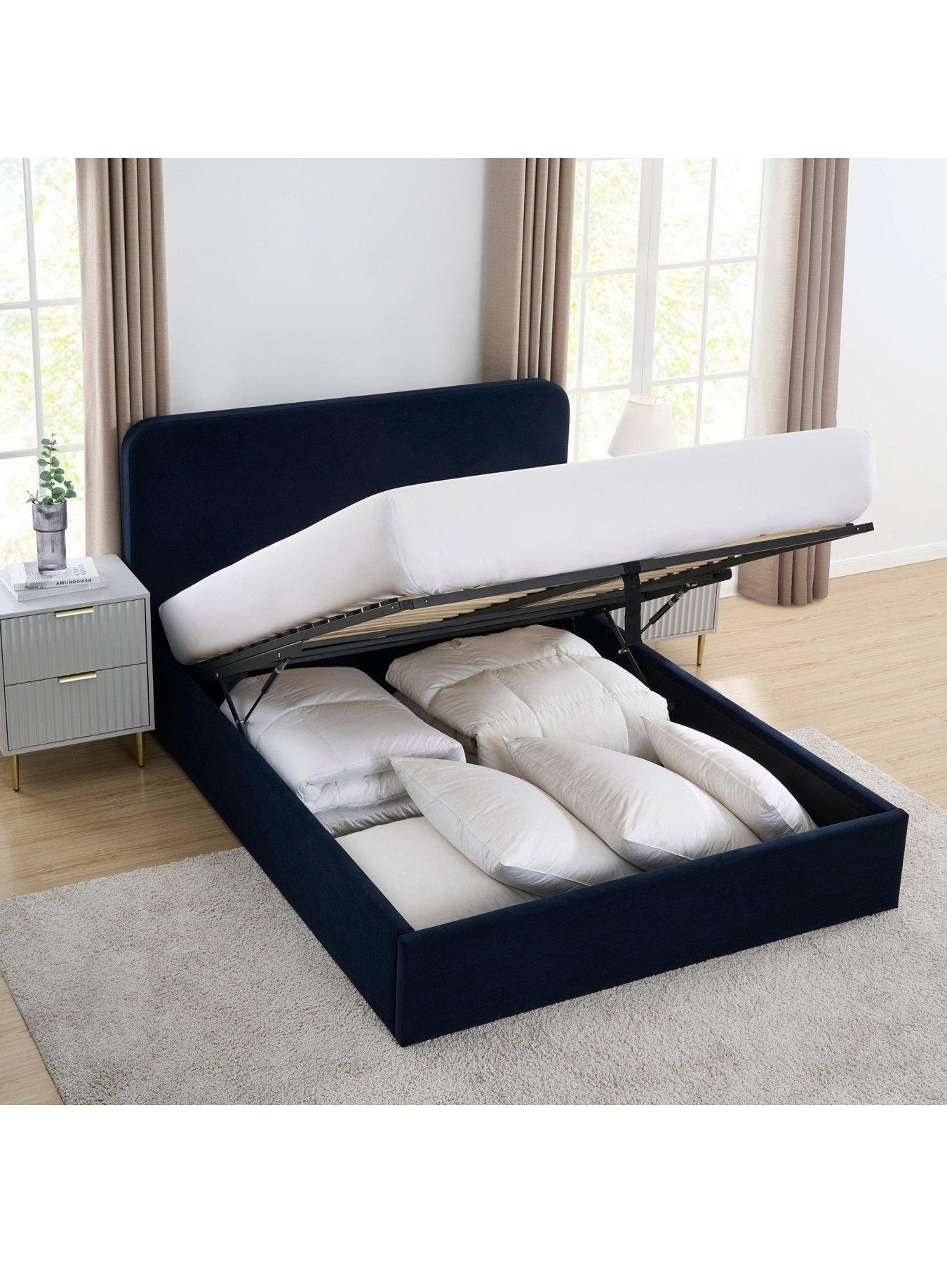Image 7 of 7 of Dusk Ascot Ottoman Navy