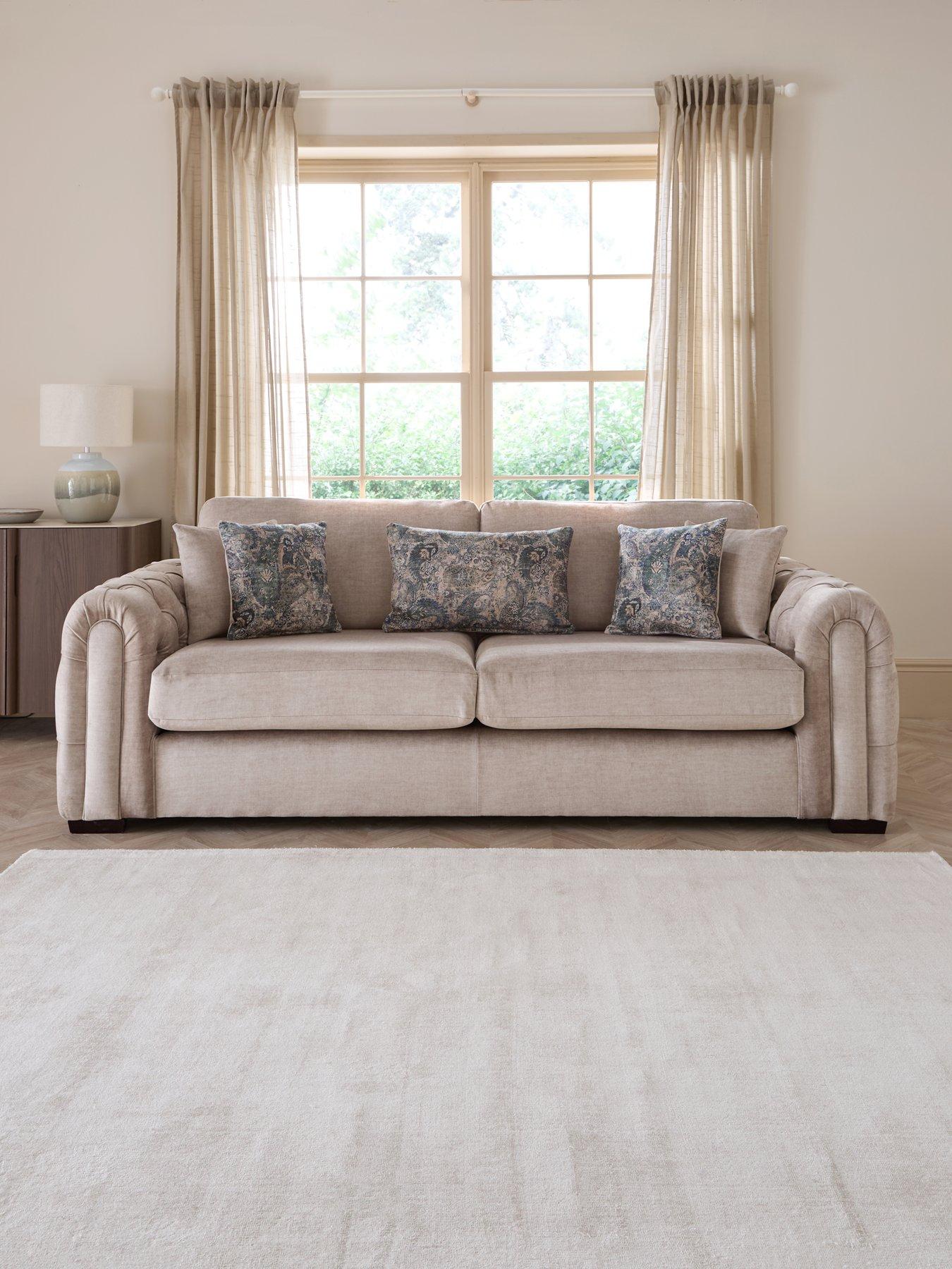 Image 1 of 7 of The Very Collection Lisette 3 Seater Sofa - Made to Order in the UK