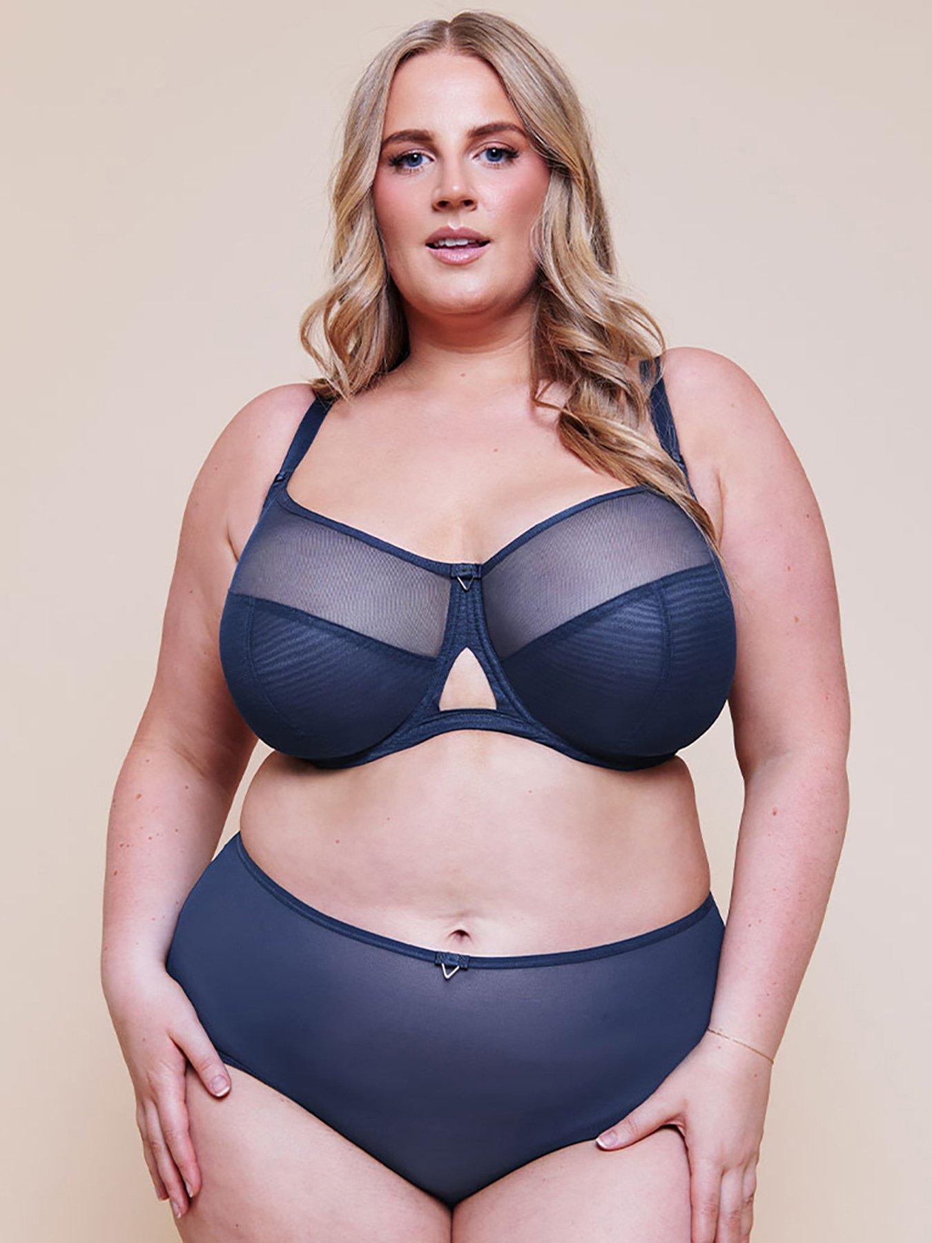 Image 3 of 6 of Curvy Kate Curvy Kate Victory Side Support Balcony Bra (second Sizes) - Navy Blue