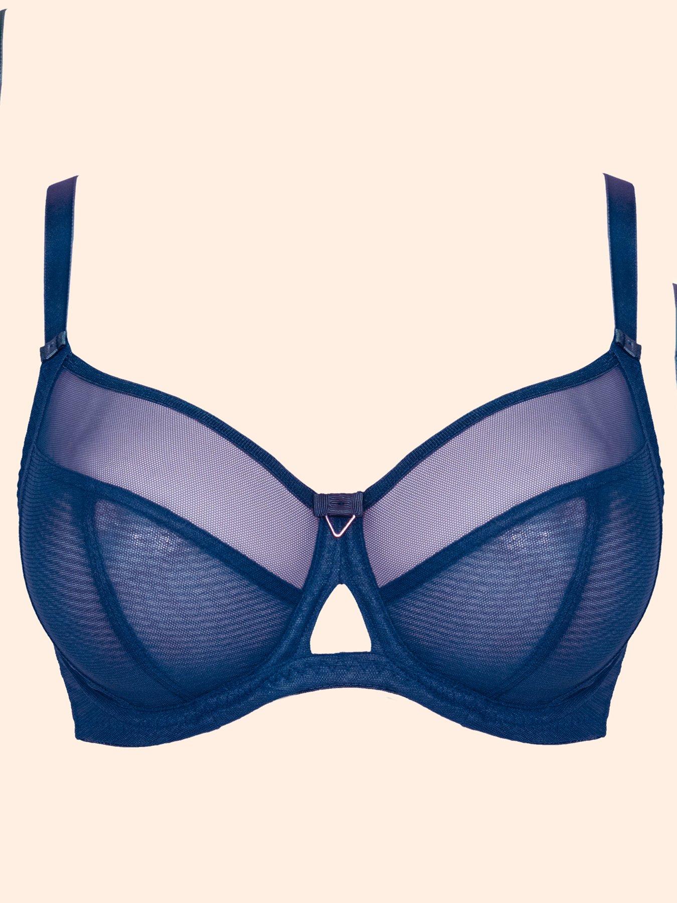 Image 6 of 6 of Curvy Kate Curvy Kate Victory Side Support Balcony Bra (second Sizes) - Navy Blue