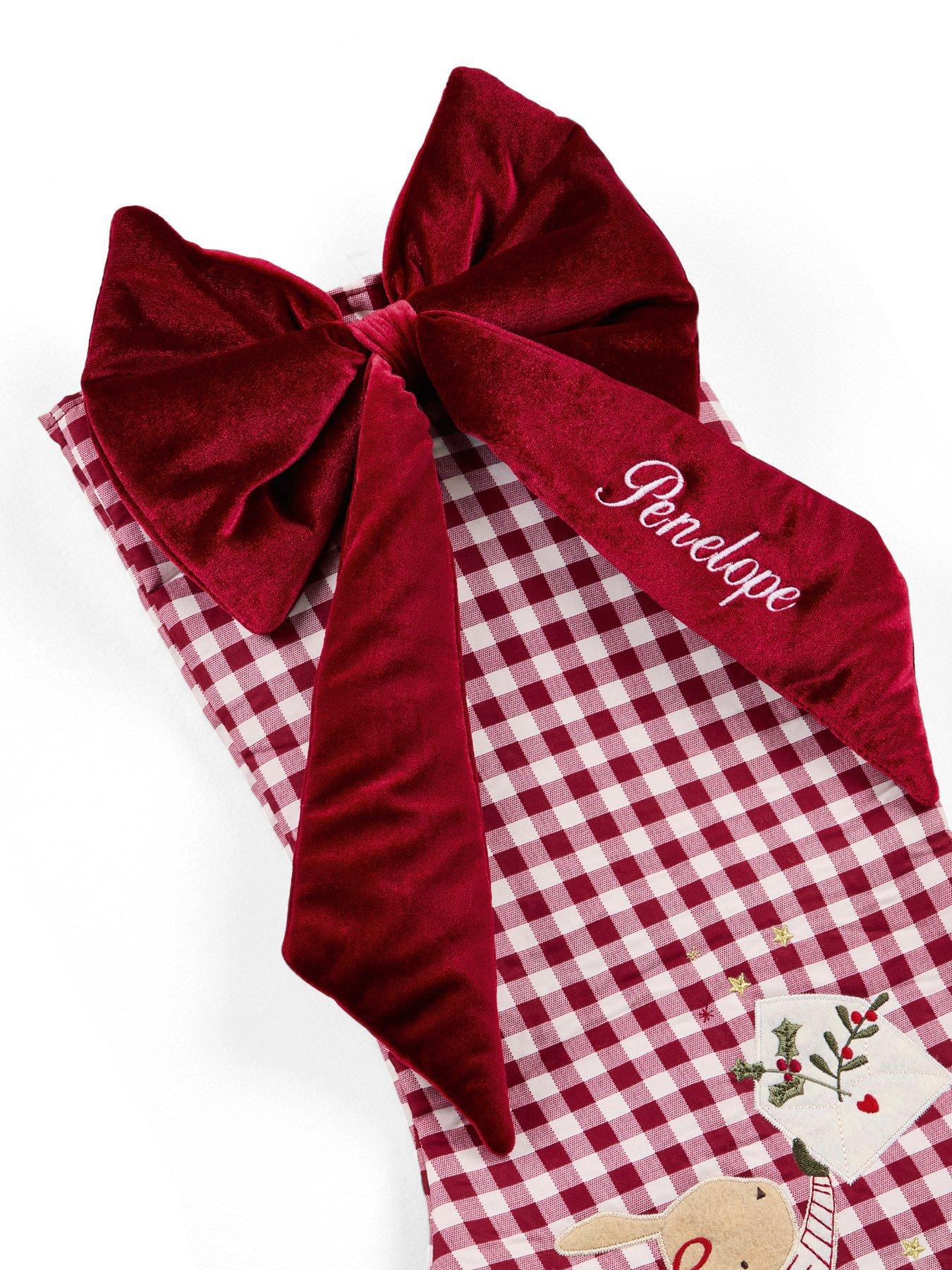 Image 2 of 2 of Mamas & Papas Christmas 2026 Large Gingham Stocking