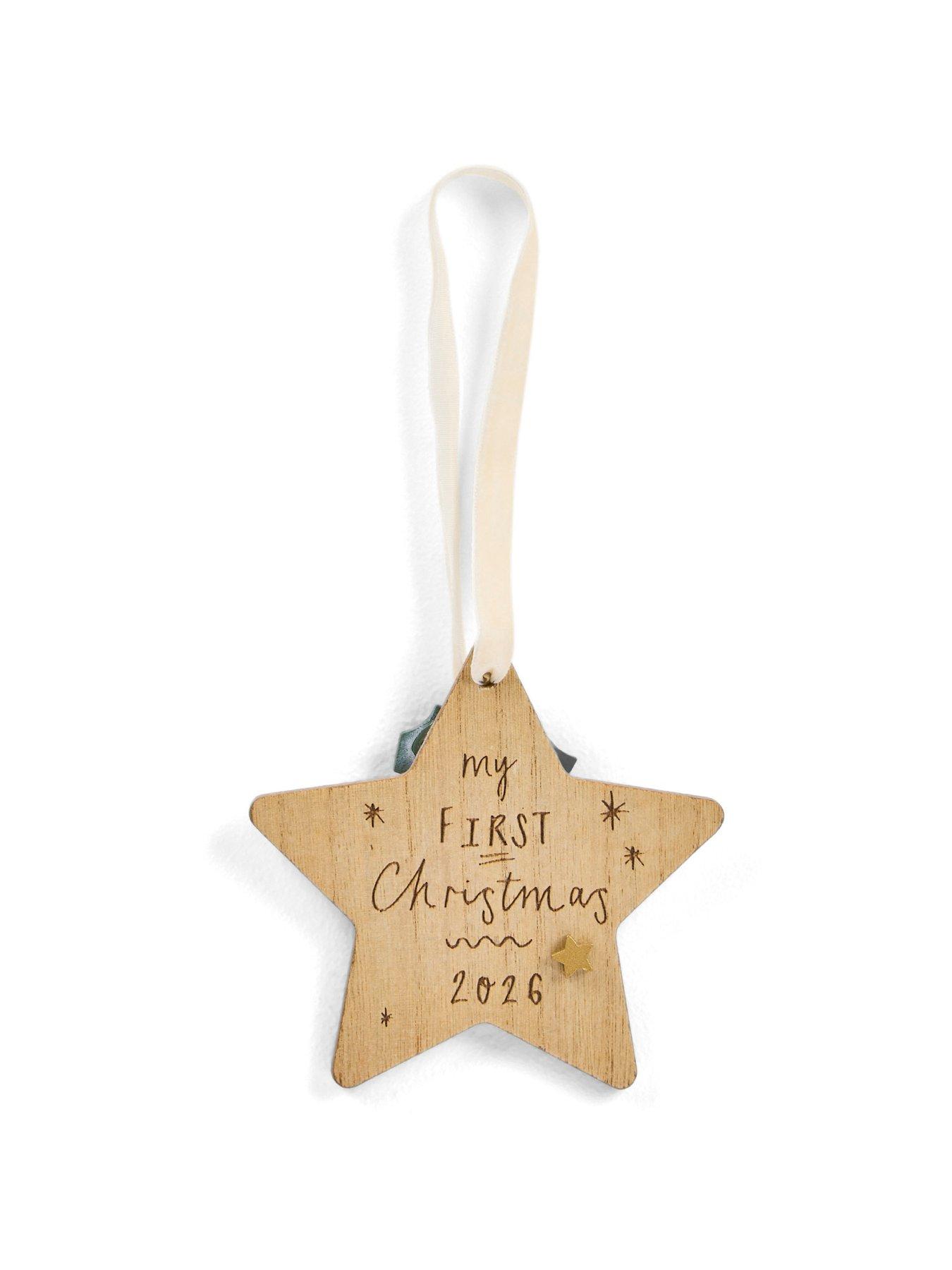 Image 1 of 3 of Mamas & Papas Christmas 2026 Wish Hanging Decoration