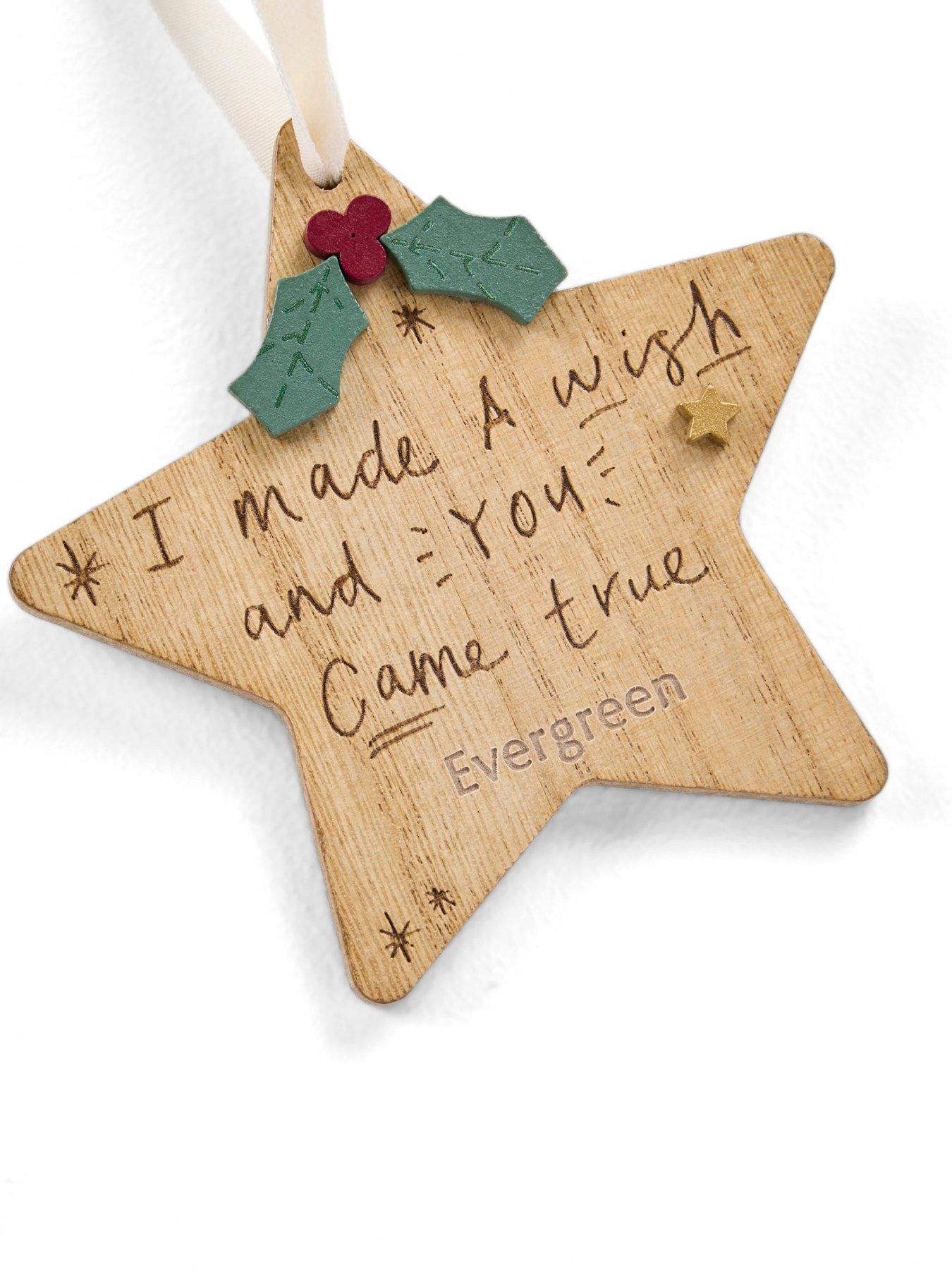 Image 3 of 3 of Mamas & Papas Christmas 2026 Wish Hanging Decoration
