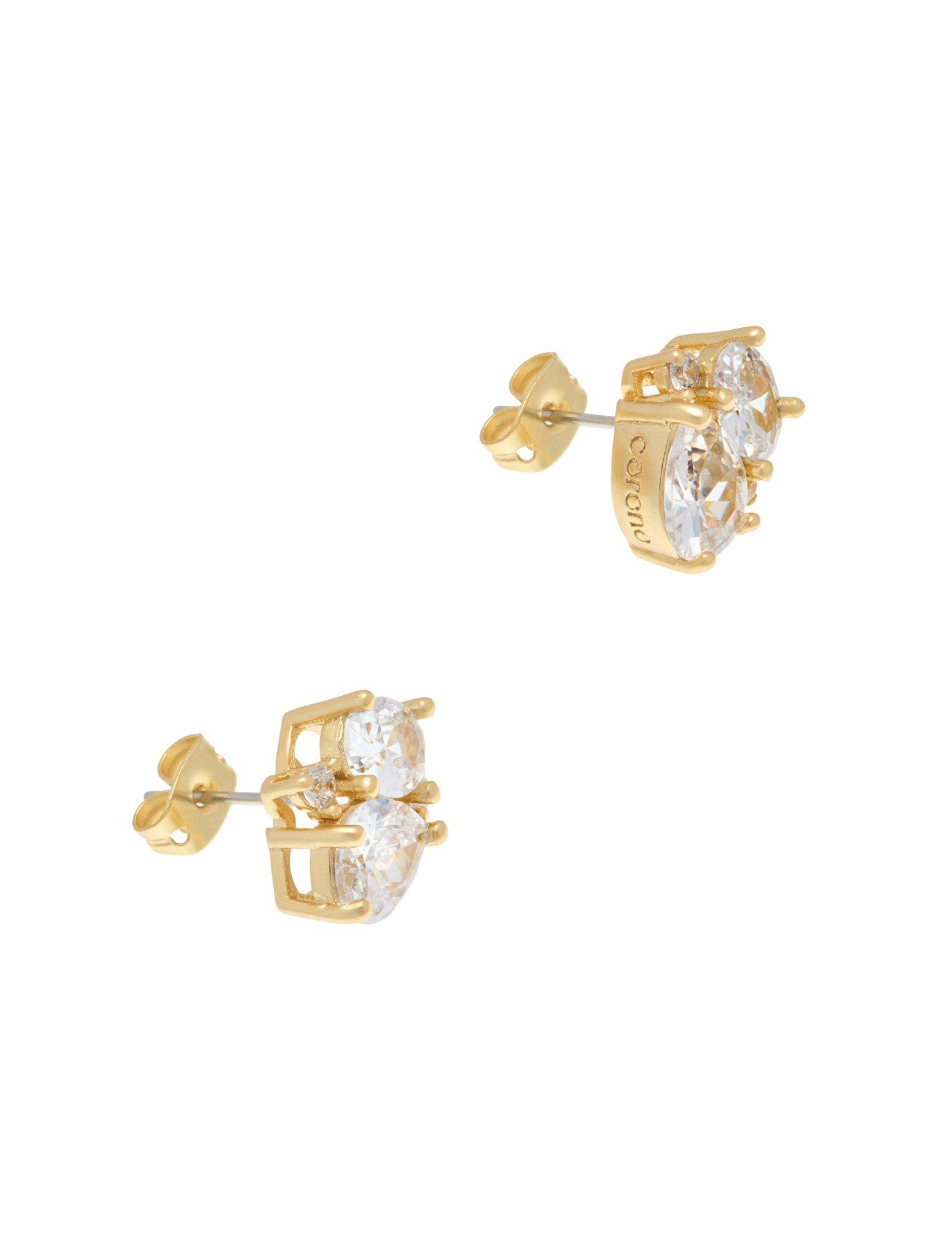 Image 6 of 7 of Cerene DUO: Crystal Cluster Stud Earrings