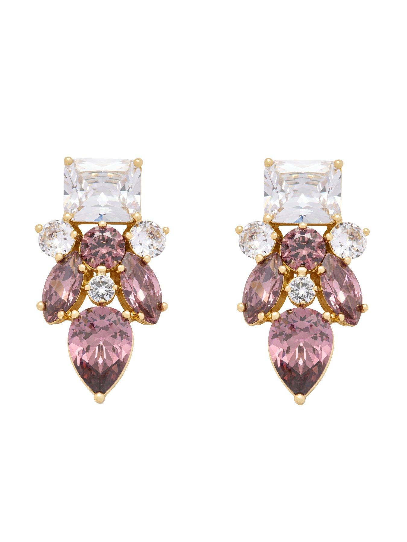 Image 2 of 7 of Cerene NUMA: Statement Crystal Drop Earrings