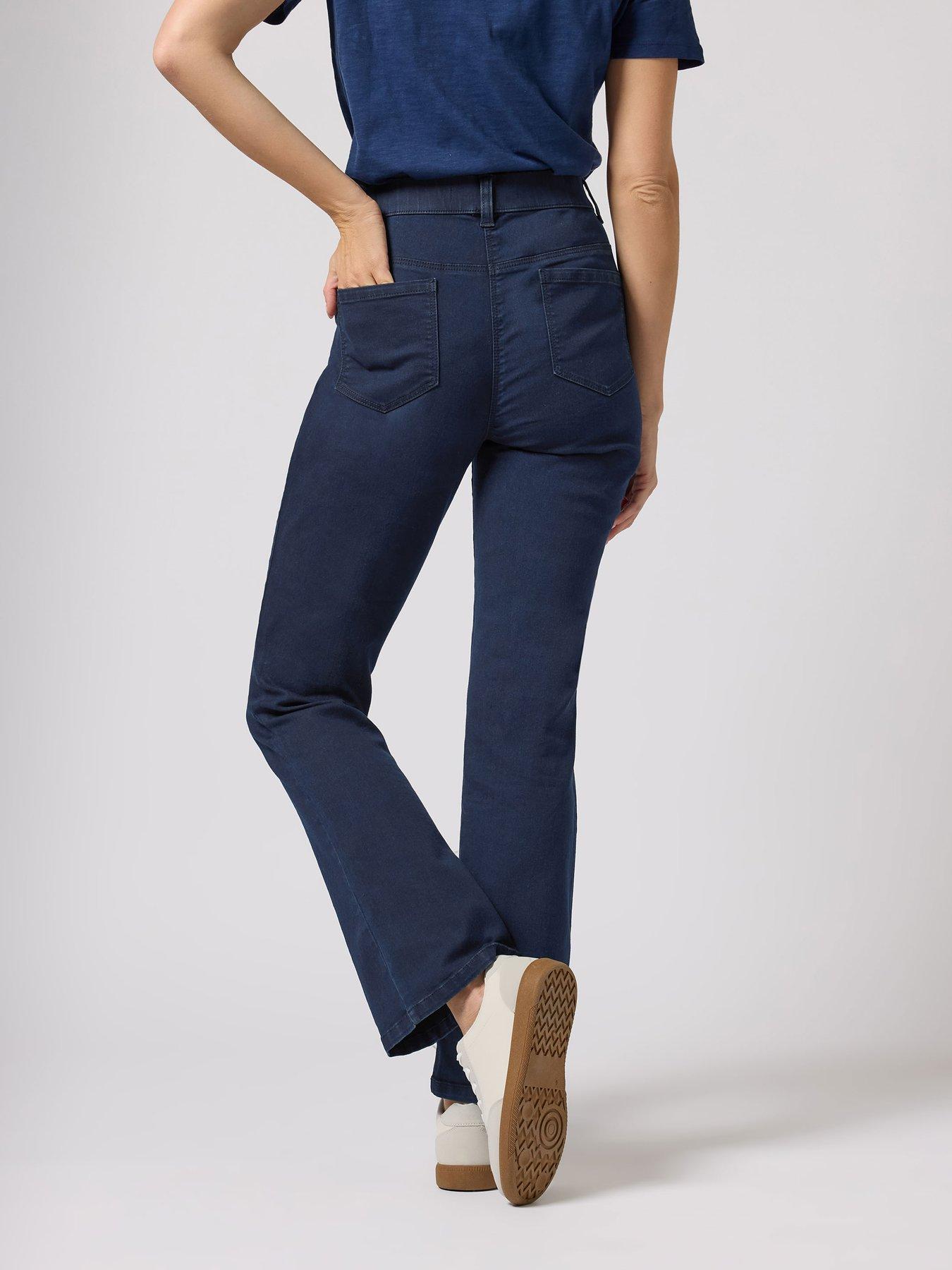 Image 2 of 4 of M&Co Petite Petite Indigo Bootcut Jegging 27"