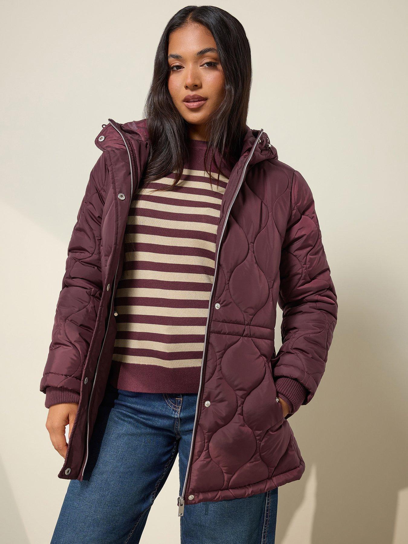 Image 1 of 4 of M&Co Petite Petite Quilted Jacket