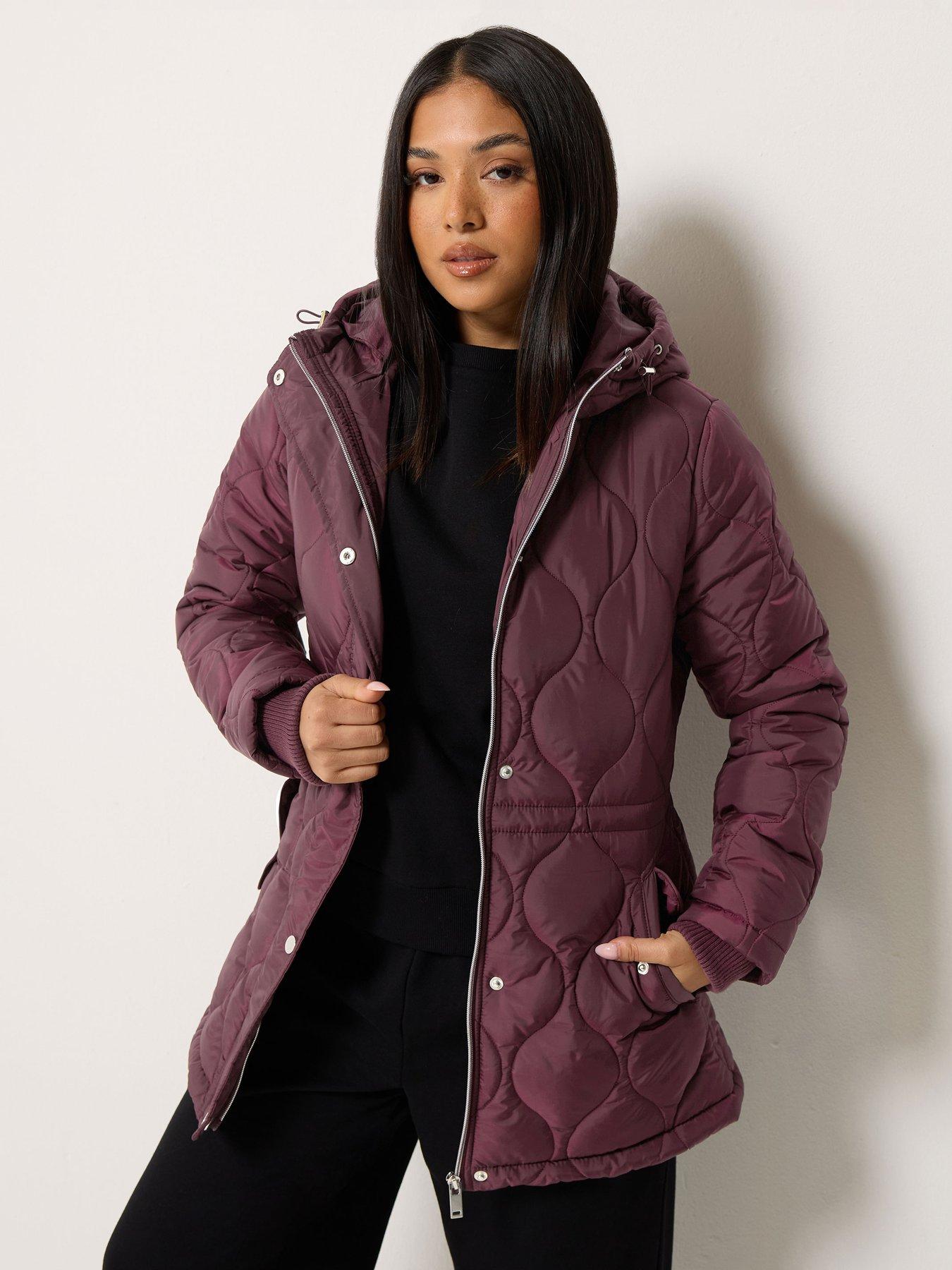 Image 4 of 4 of M&Co Petite Petite Quilted Jacket