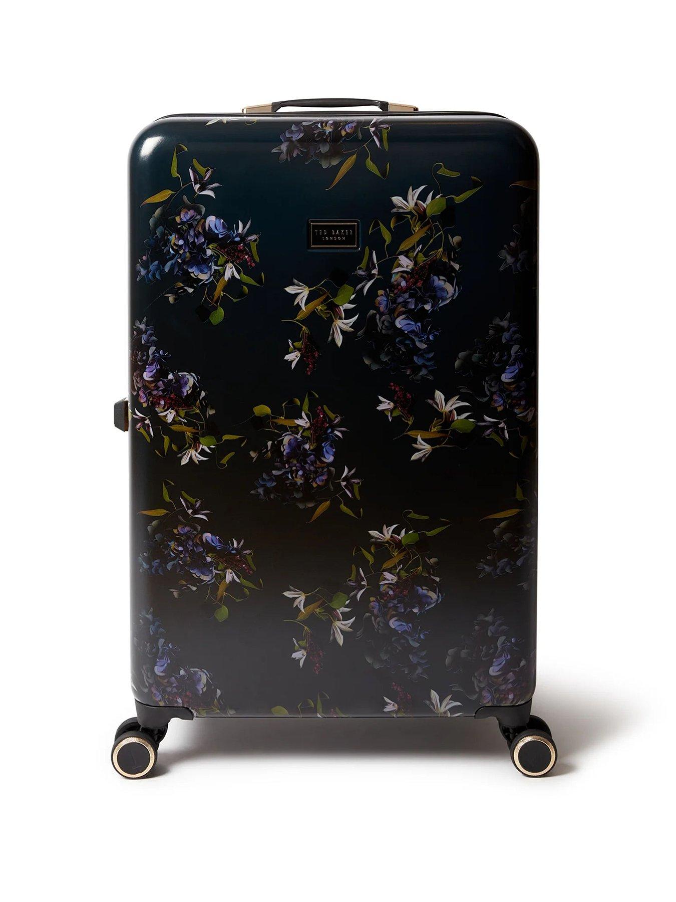 Image 1 of 6 of Ted Baker Midnight Bloom Large Suitcase