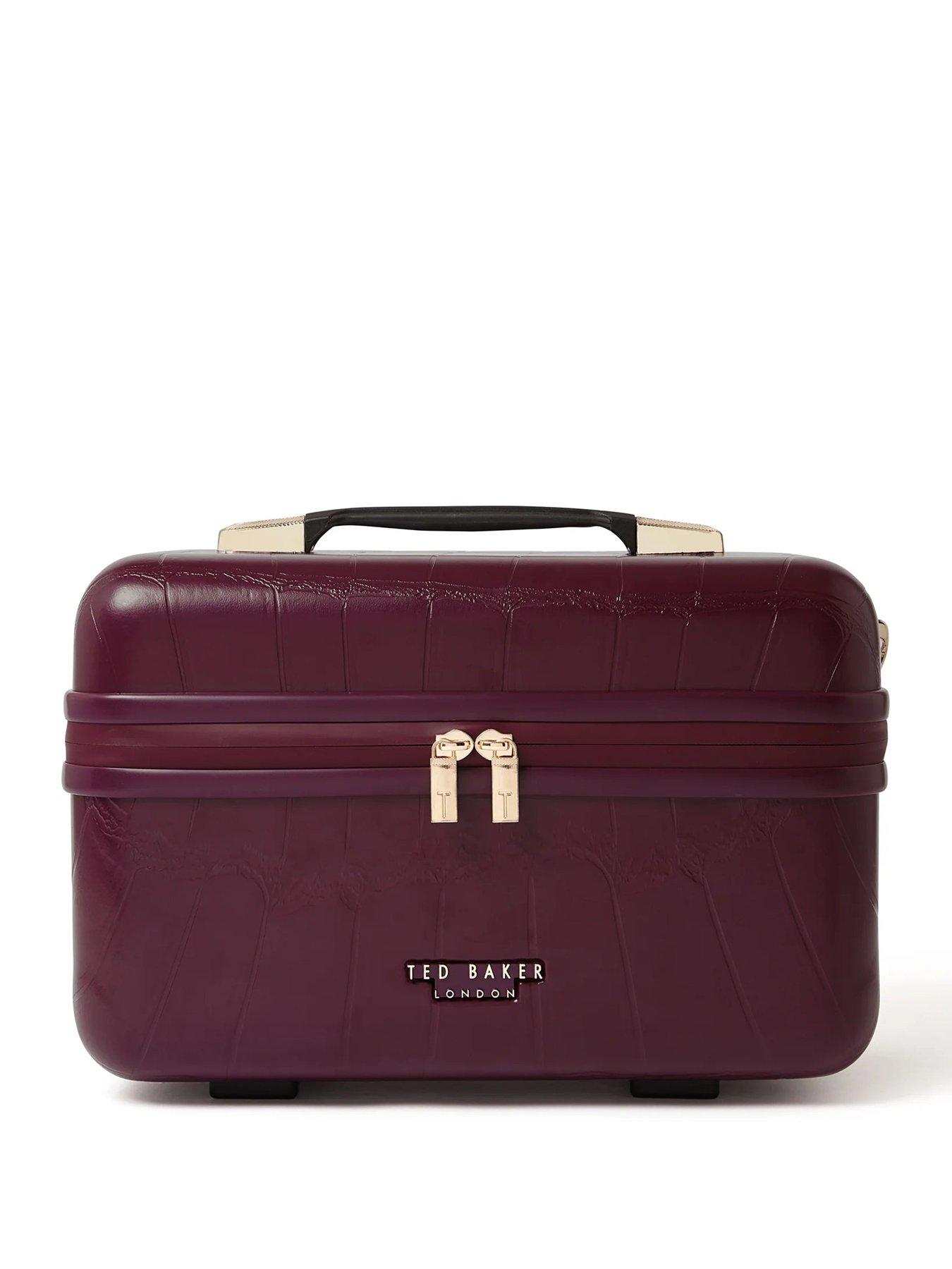 Image 1 of 4 of Ted Baker Plum Vanity Suitcase