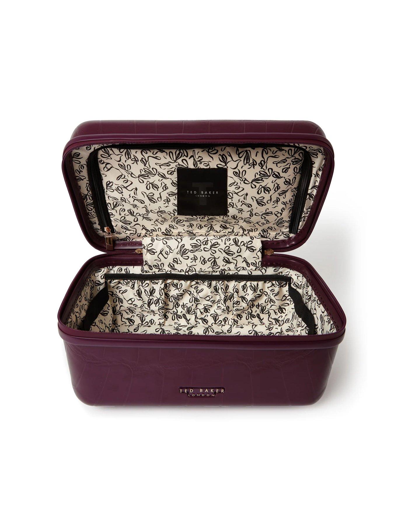 Image 3 of 4 of Ted Baker Plum Vanity Suitcase