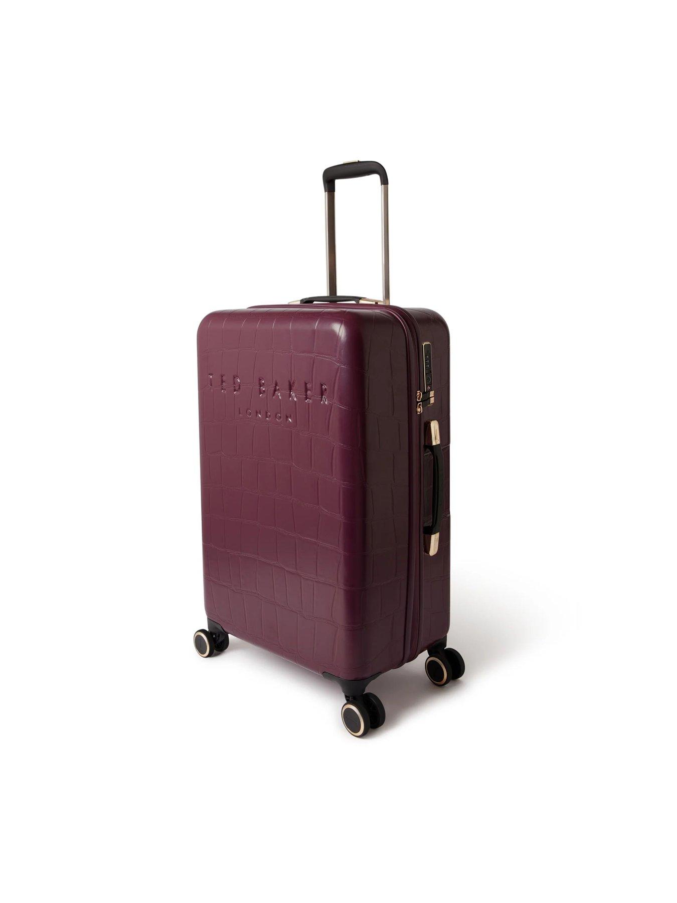 Image 2 of 5 of Ted Baker Plum Medium Suitcase