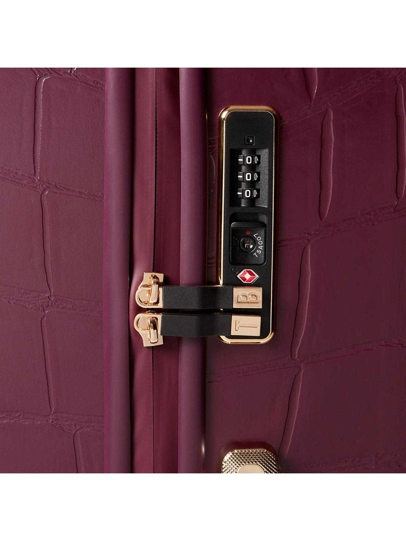 Image 4 of 5 of Ted Baker Plum Medium Suitcase