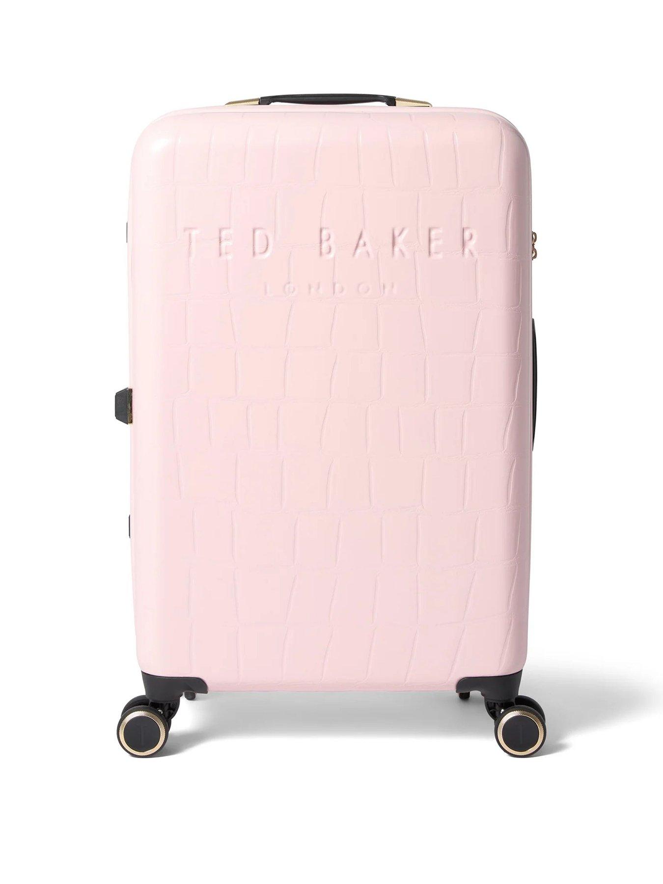 Image 1 of 6 of Ted Baker Pink Medium Suitcase