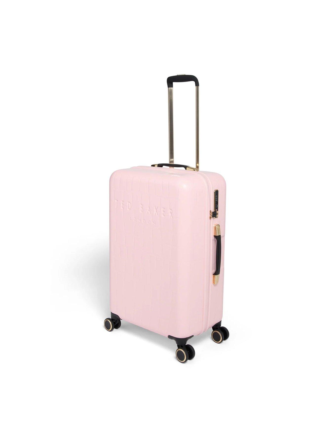 Image 2 of 6 of Ted Baker Pink Medium Suitcase