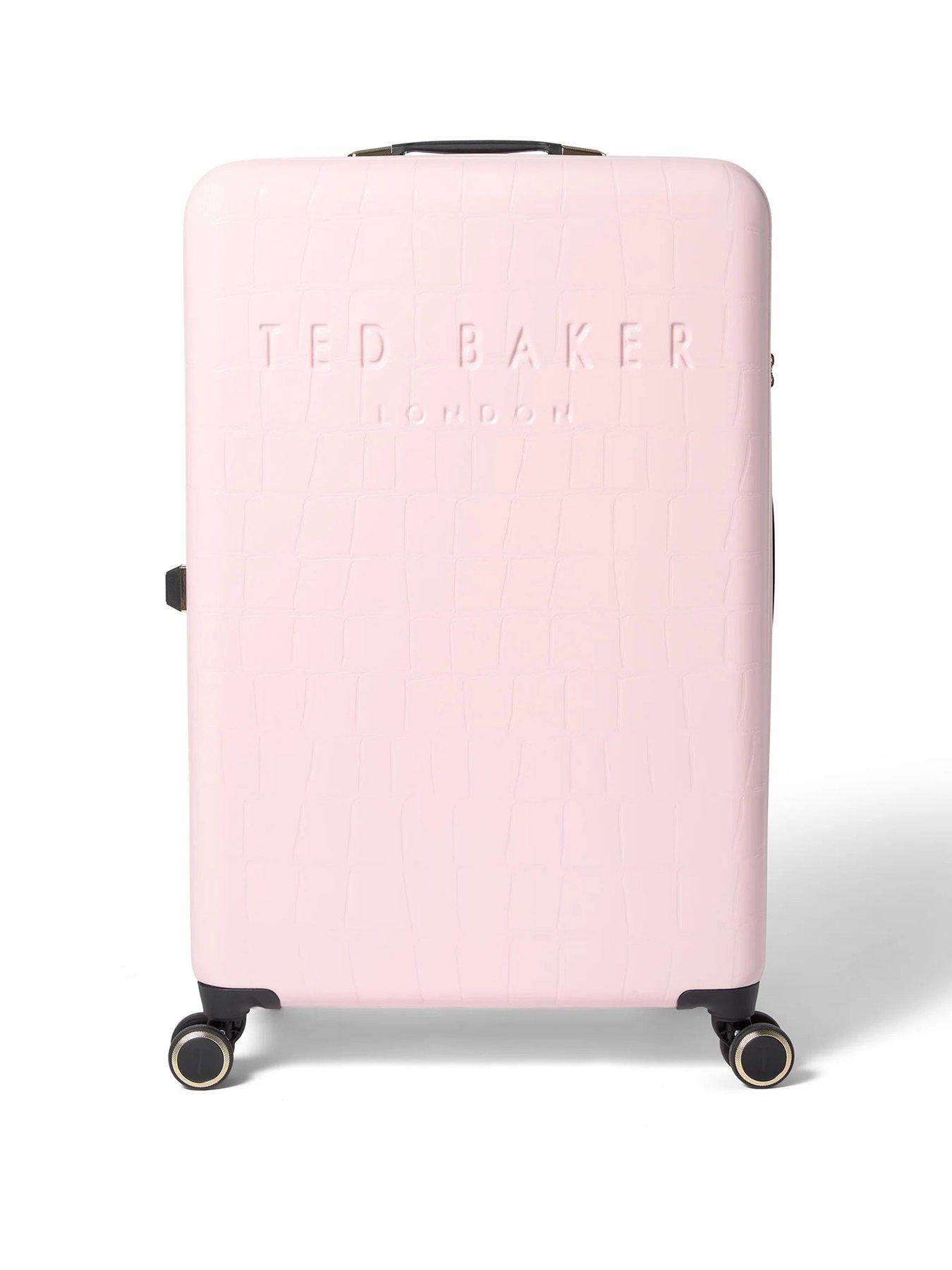 Image 1 of 6 of Ted Baker Pink Large Suitcase