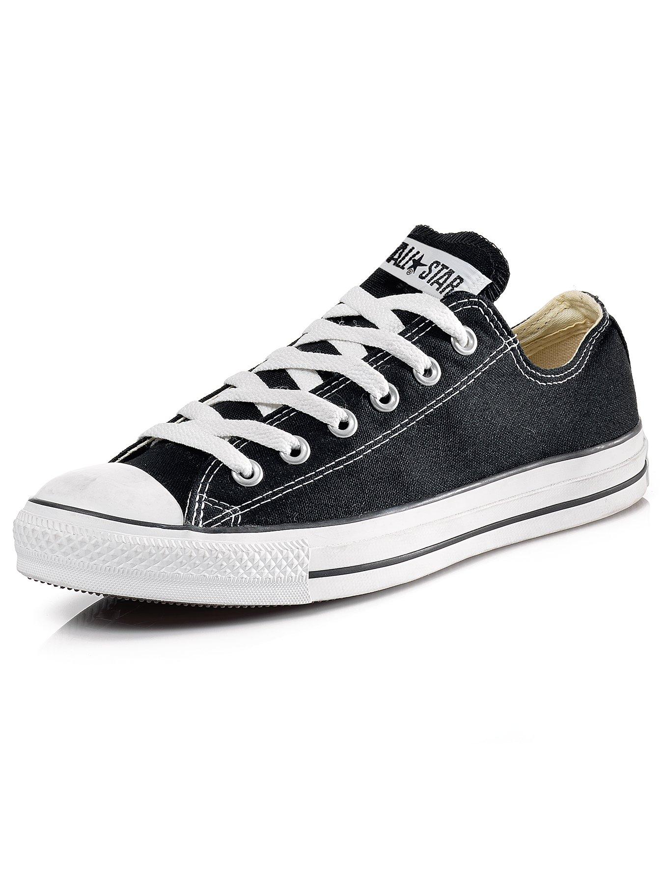 converse all star ox black