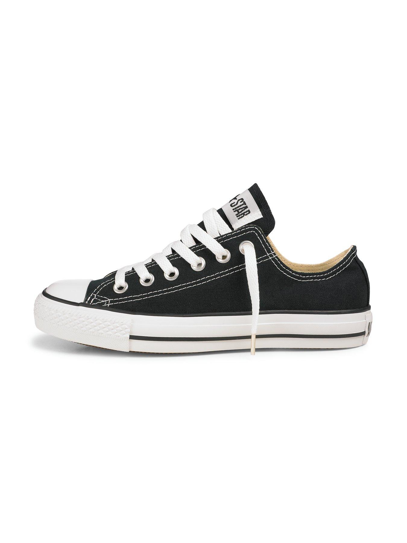 converse chuck taylor all star leather ox plimsolls