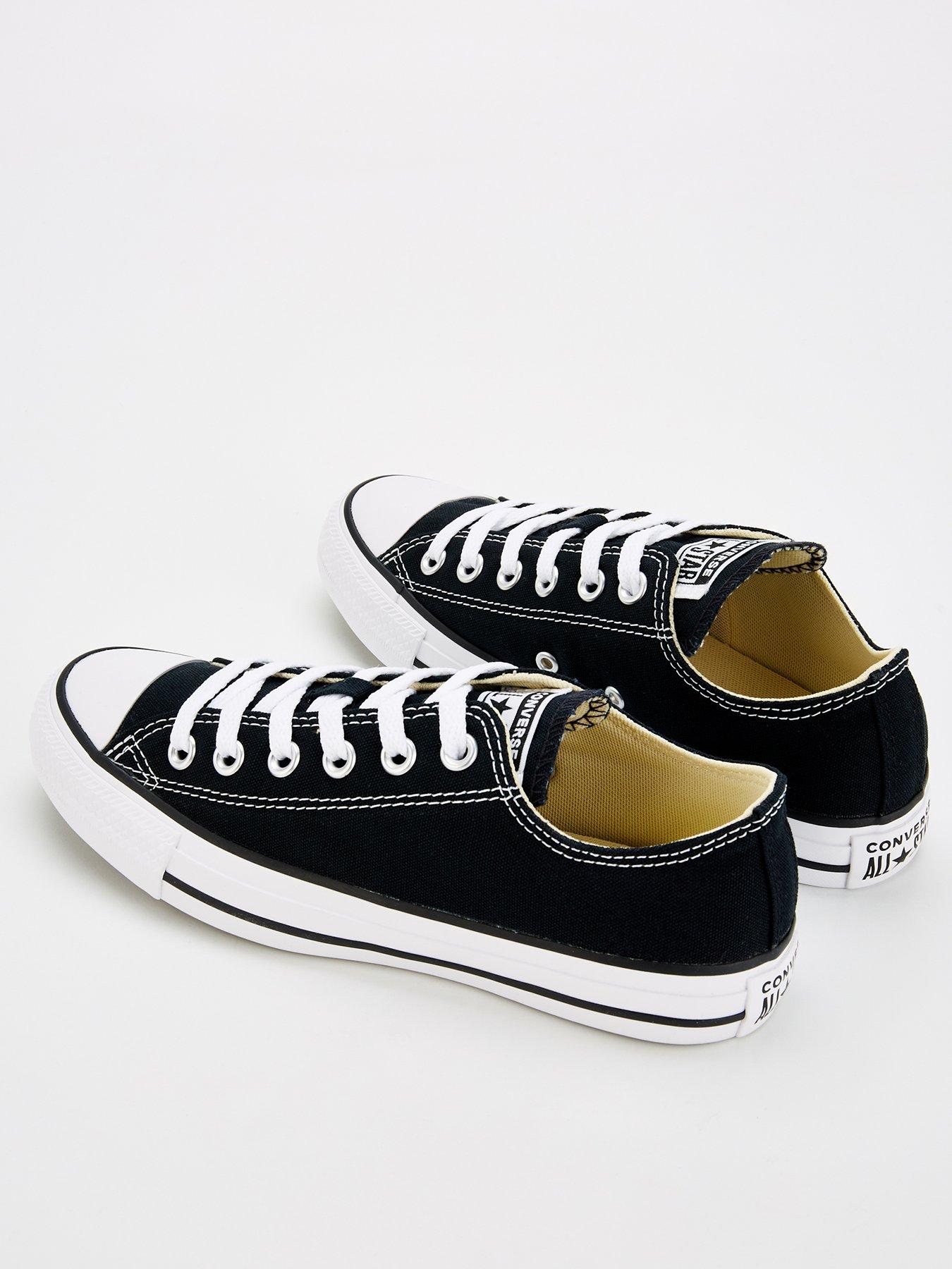 Image 3 of 8 of Converse Ox Trainers - Black